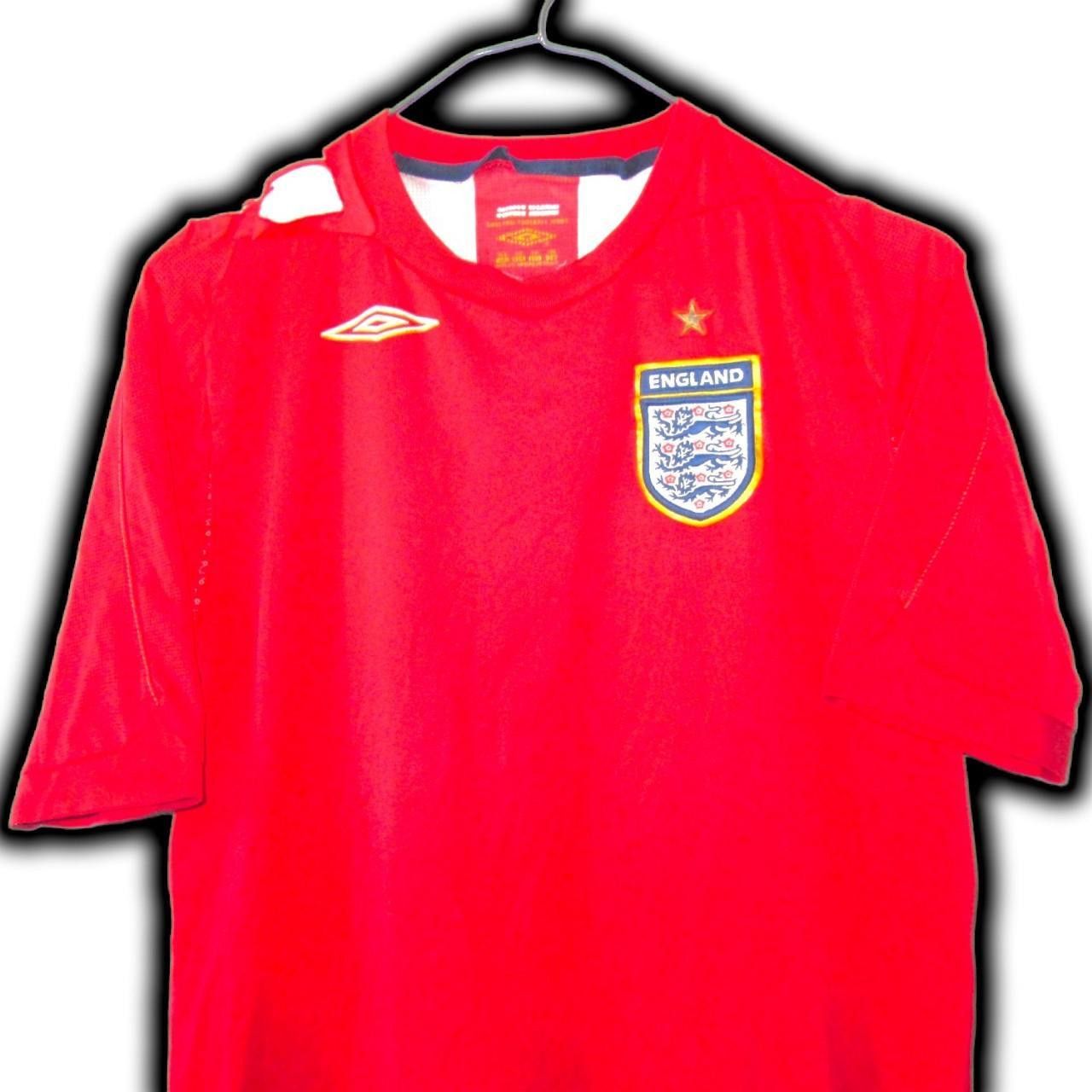 Umbro England 2006 2007 Away shirt jersey Size US S / EU 44-46 / 1 - 1 Thumbnail