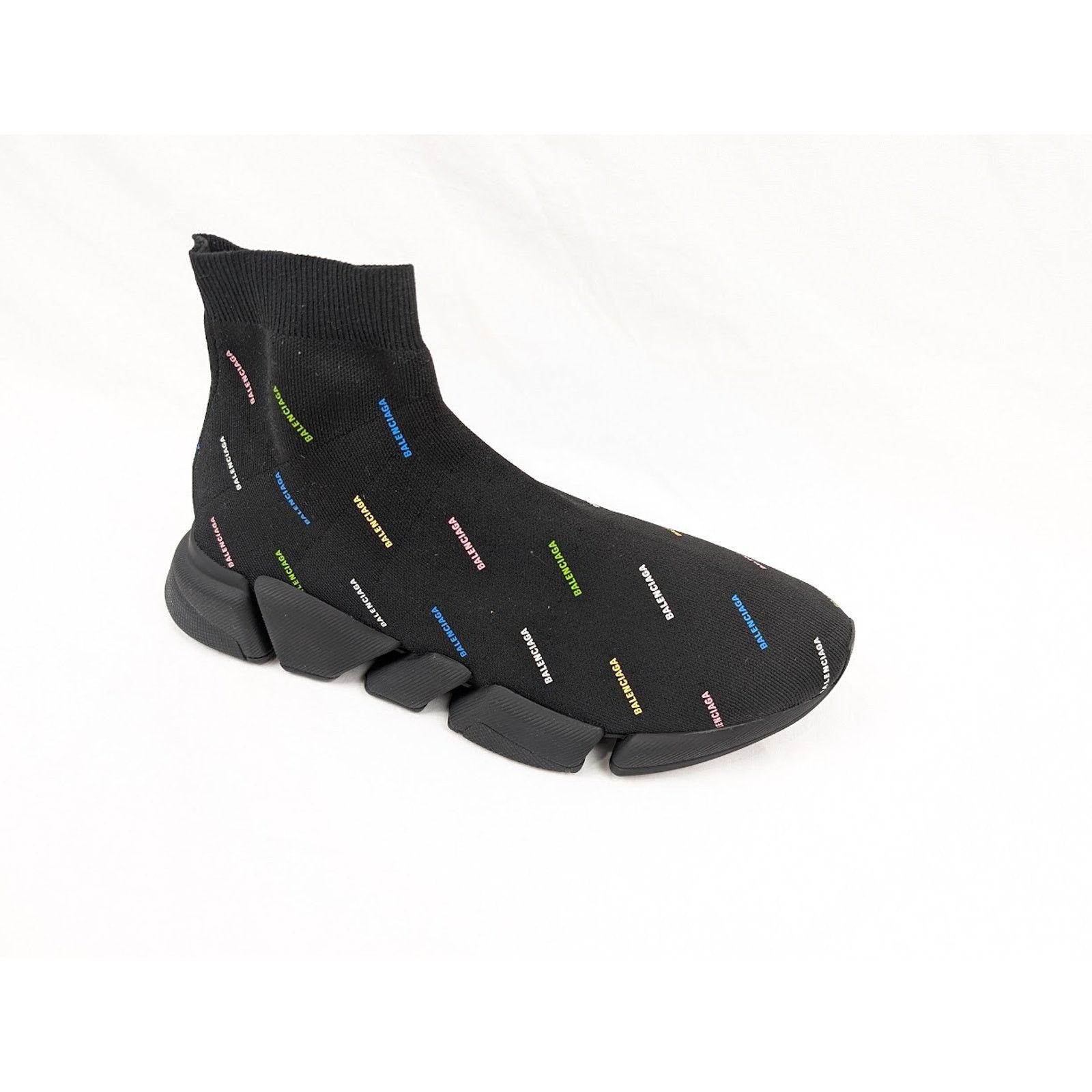 Balenciaga o1rshd1 Recycled Speed 2.0 Low-Top Sneakers Black/Multicolor Size US 13 / EU 46 - 2 Thumbnail