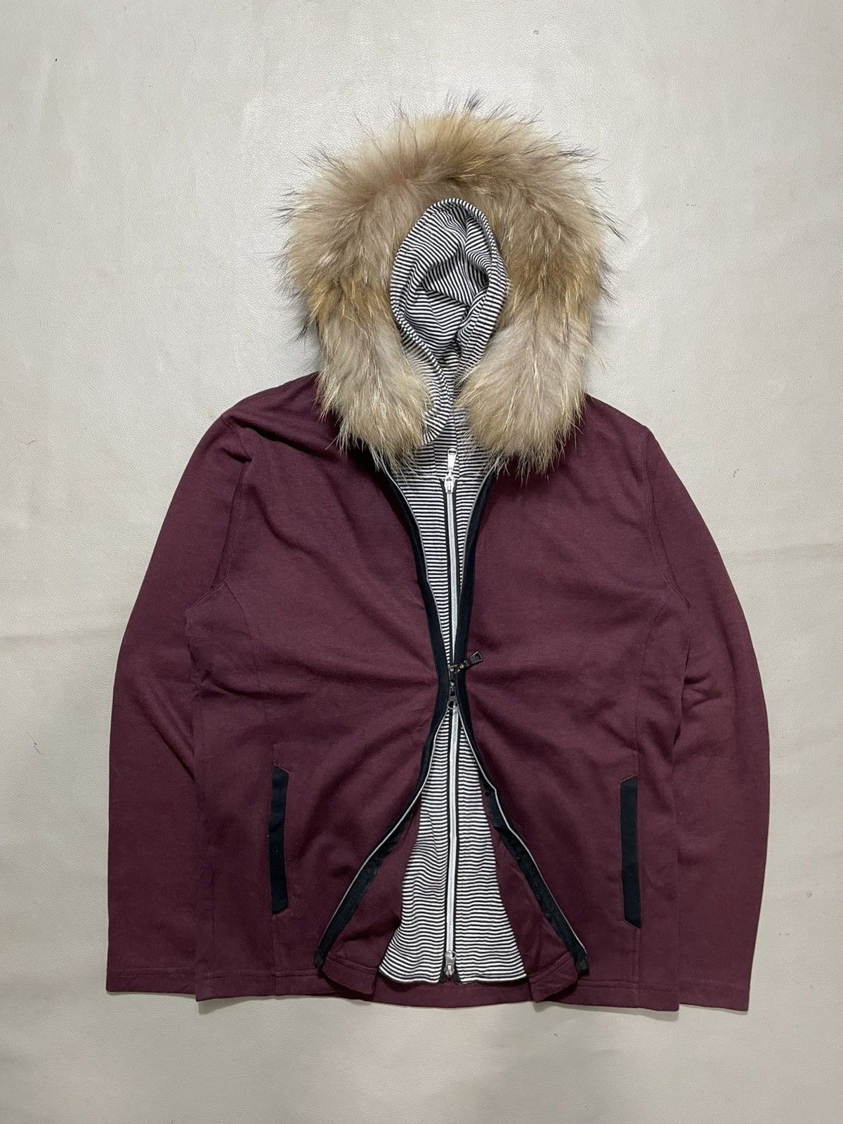 If Six Was Nine Male&co Zip Fur Hoodie Double layer gothic style Size US M / EU 48-50 / 2 - 1 Thumbnail