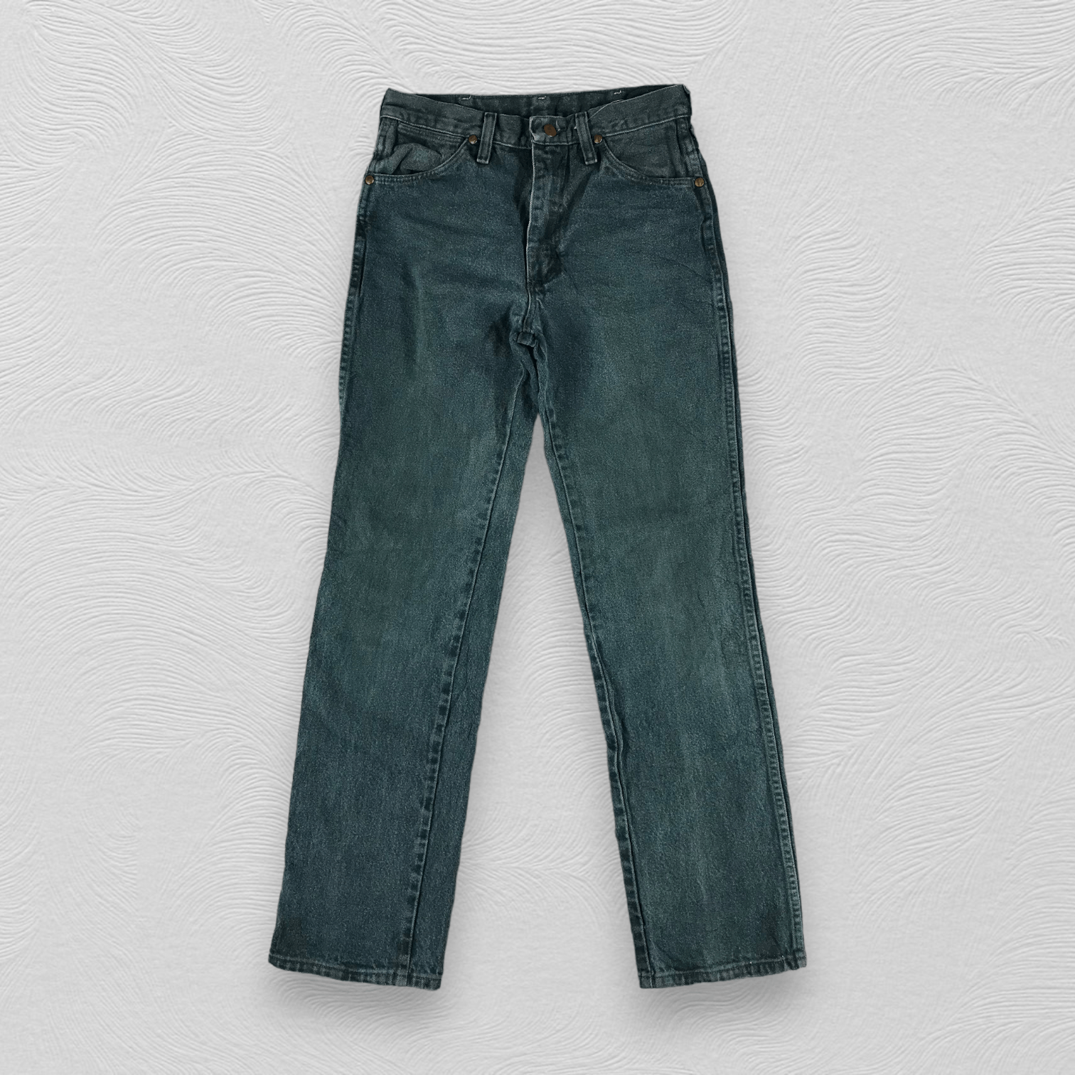 Wrangler Vintage Wrangler Jeans Faded Green Denim KJ1379 Size US 28 / EU 44 - 1 Thumbnail