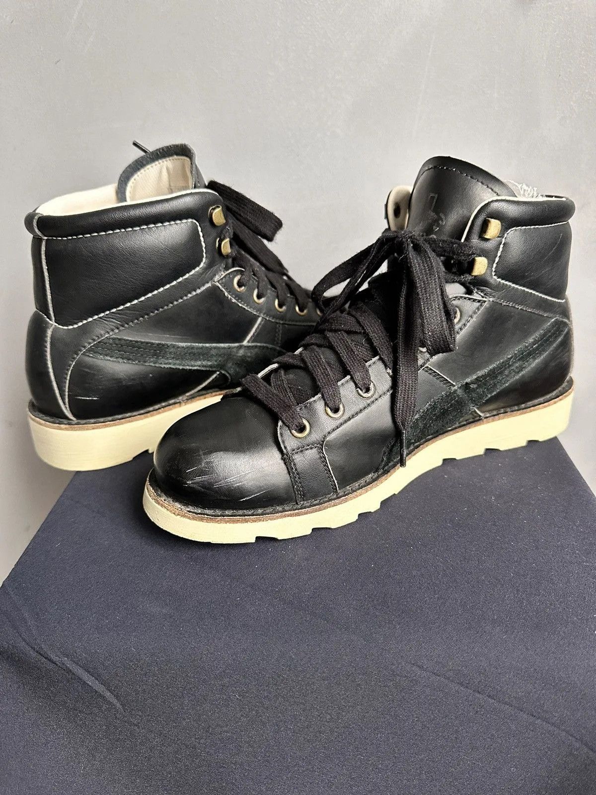 KMRii Wow 😻 Leather Boots Hight Avant Garde A.S98 Syle Size US 8.5 / EU 41-42 - 10 Thumbnail