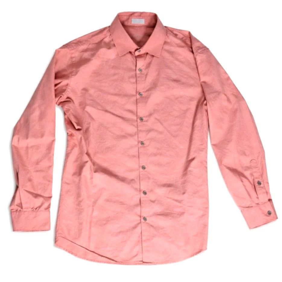 Kenneth Cole Kenneth Cole Reaction Pink Slim Fit Button Up XL Size US XL / EU 56 / 4 - 1 Thumbnail