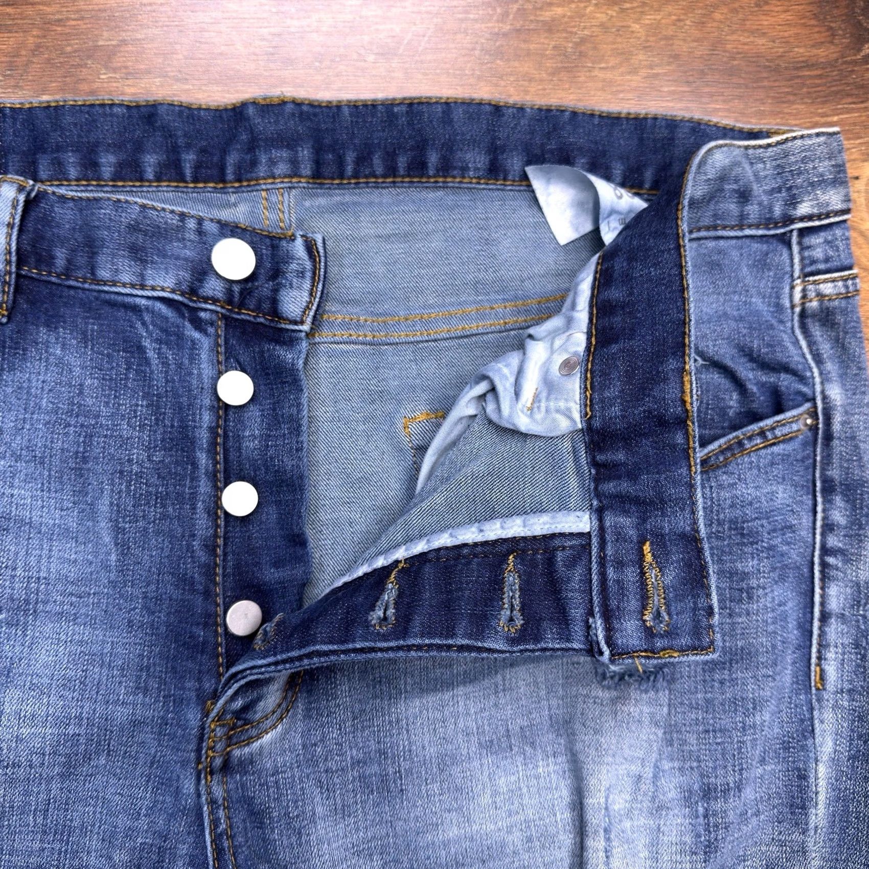 MNML MNML Skinny Jeans Mens 38 Ankle Zip Distressed Stretch Jeans Size US 38 / EU 54 - 4 Thumbnail