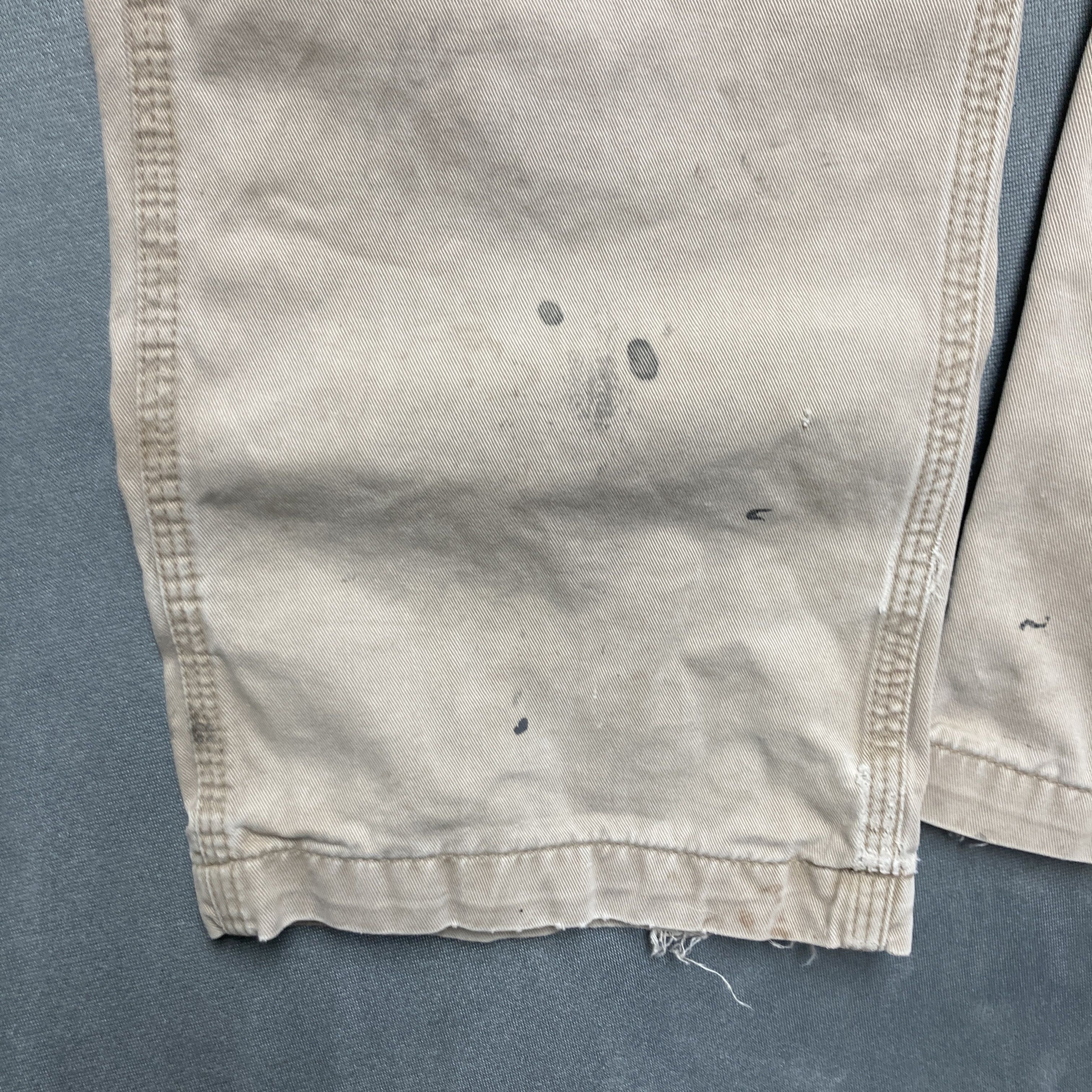 Carhartt Carhartt B324 Field Khaki Washed Twill Carpenter Pants 32x30 Size US 32 / EU 48 - 9 Thumbnail