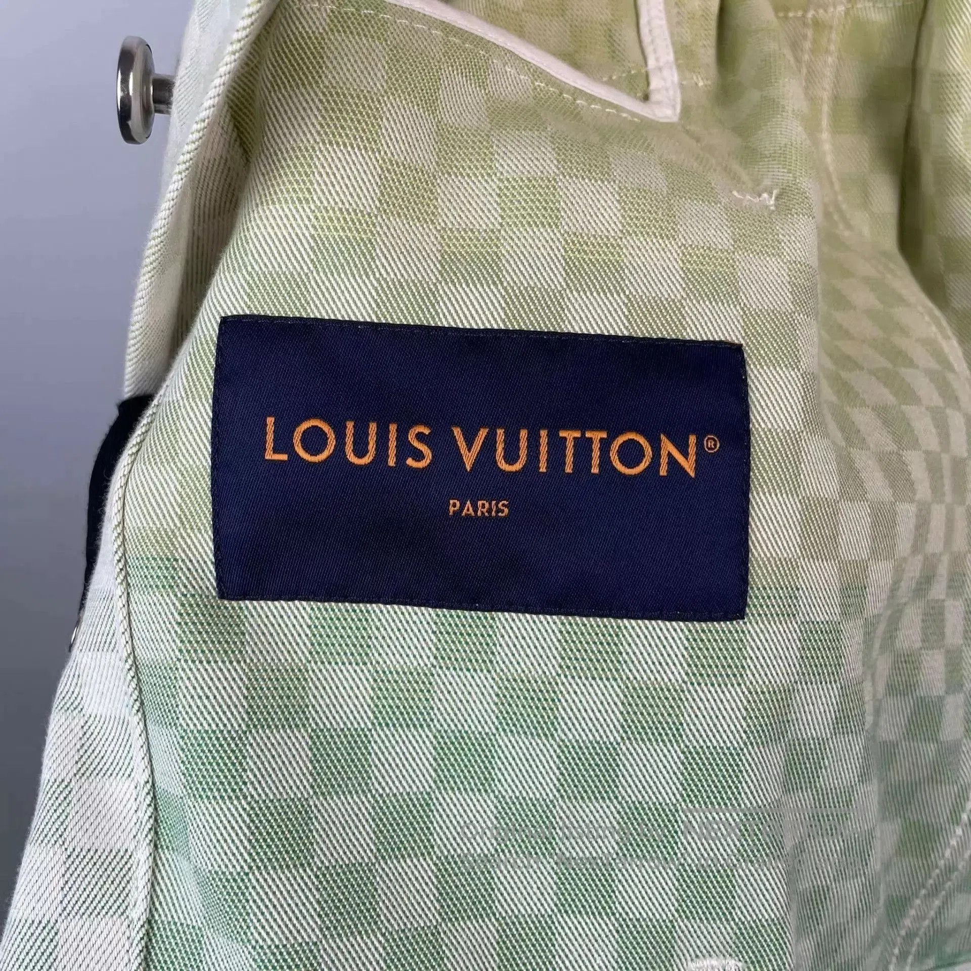 Louis Vuitton Multi Checkerboard Denim Jacket Size S. Size US S / EU 44-46 / 1 - 3 Thumbnail