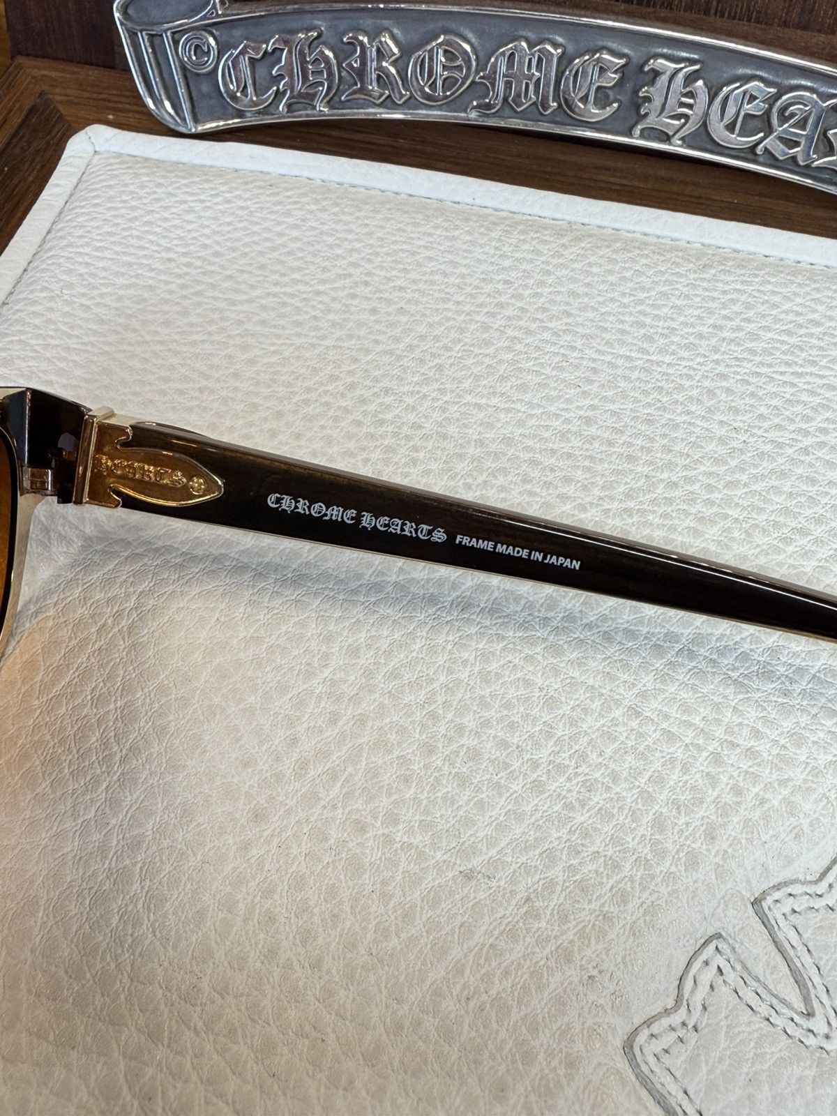 Chrome Hearts Chrome Hearts Gag’n Wood Sunglasses Size ONE SIZE - 11 Thumbnail