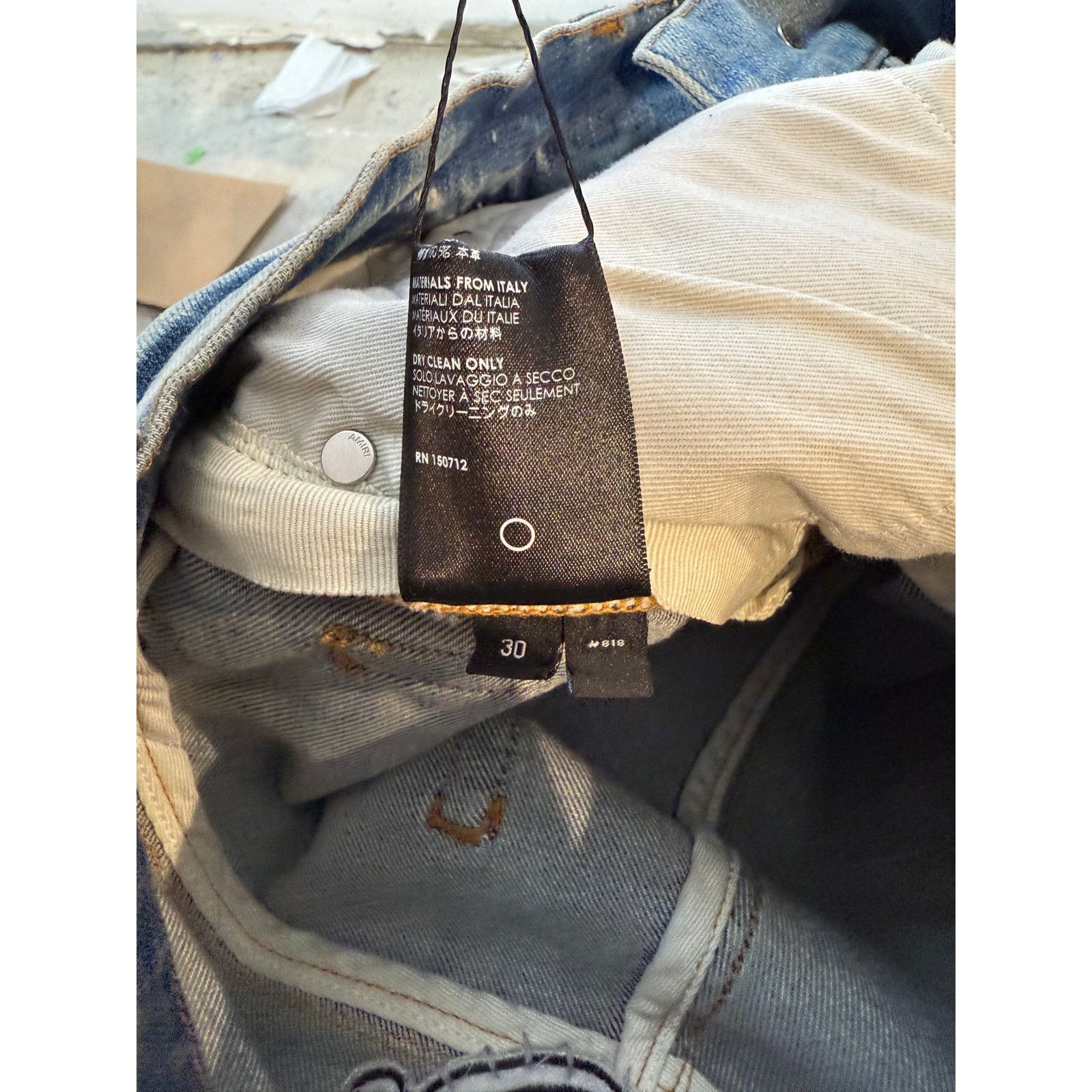 Amiri Amiri Chemist Black Star Jeans 30 Used Size US 30 / EU 46 - 5 Thumbnail