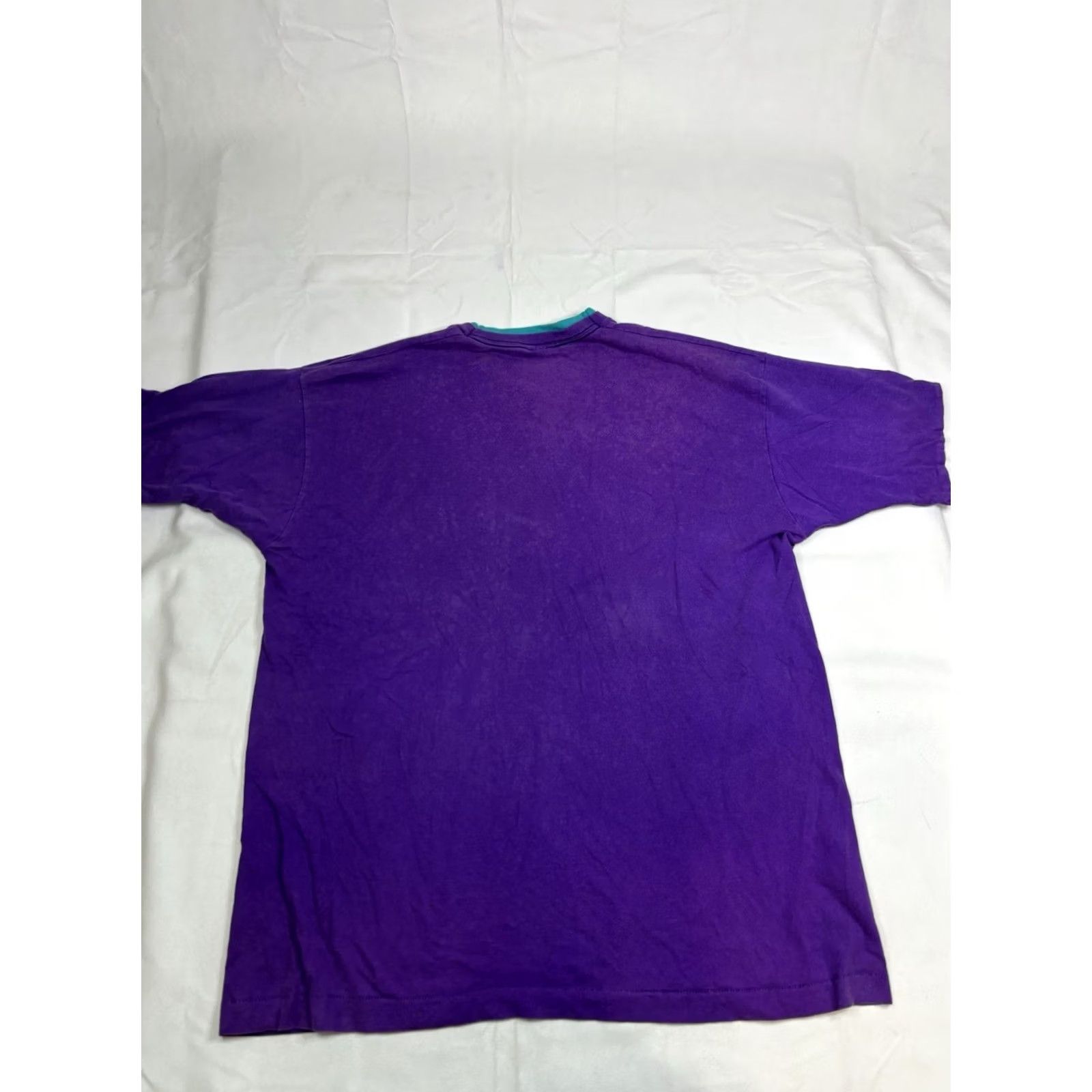 Fruit Of The Loom Fruit Of The Loom Double Collar T Shirt Men’s 2XL Purple USA Stitch Short Sleeve Shirt Mens XXL Purple USA Size US XXL / EU 58 / 5 - 5 Thumbnail