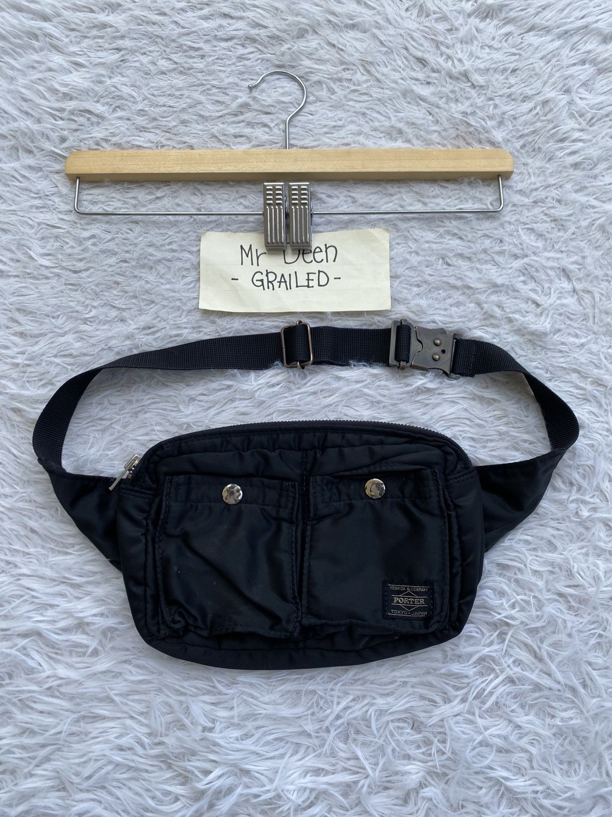 Porter Yoshida Porter 622-08723 Tanker Body Bag Waist Pouch used Size ONE SIZE - 1 Thumbnail