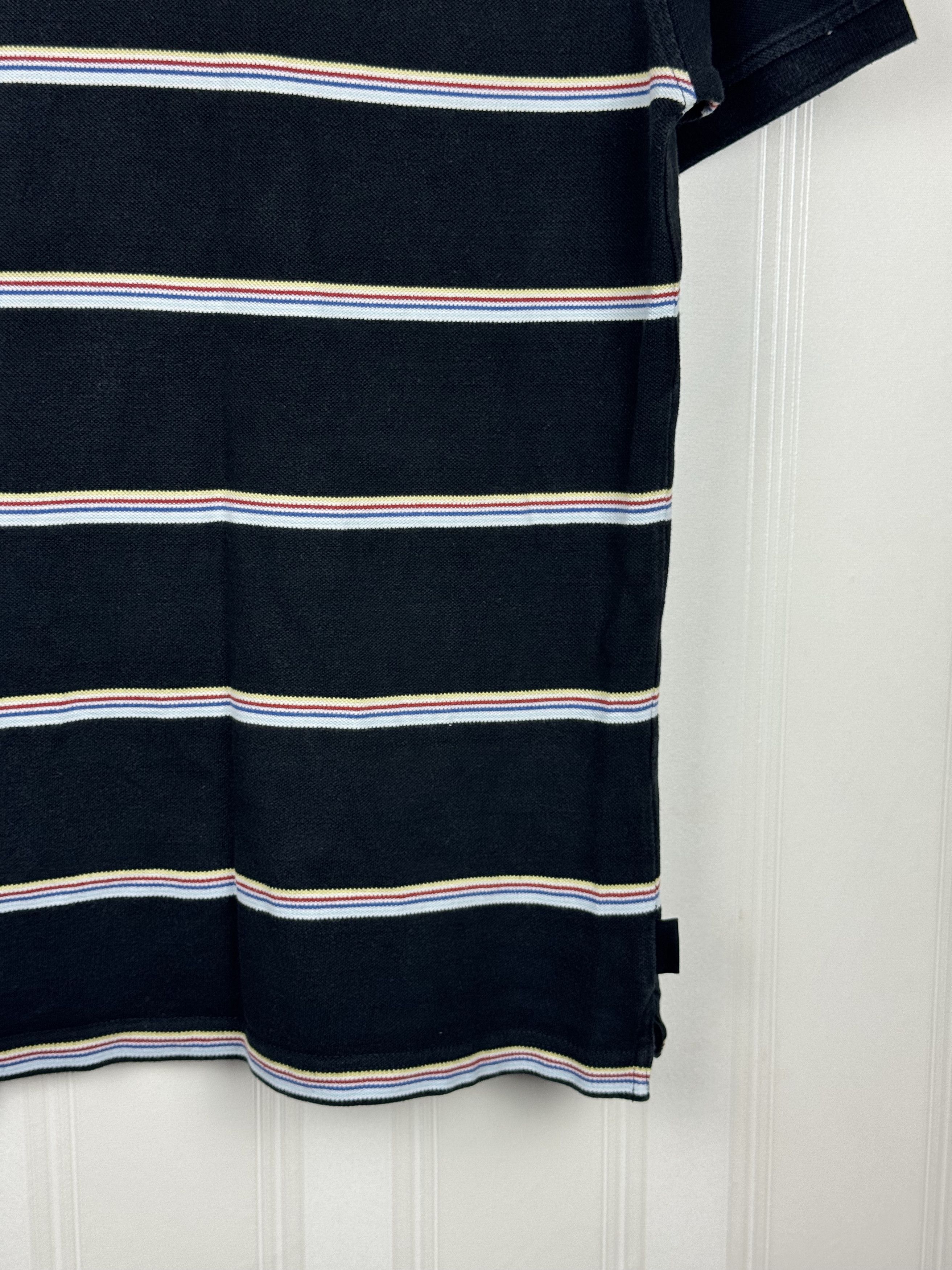 Vintage VINTAGE Guinness Logo Polo Shirt Size S Black Striped Size US S / EU 44-46 / 1 - 16 Thumbnail