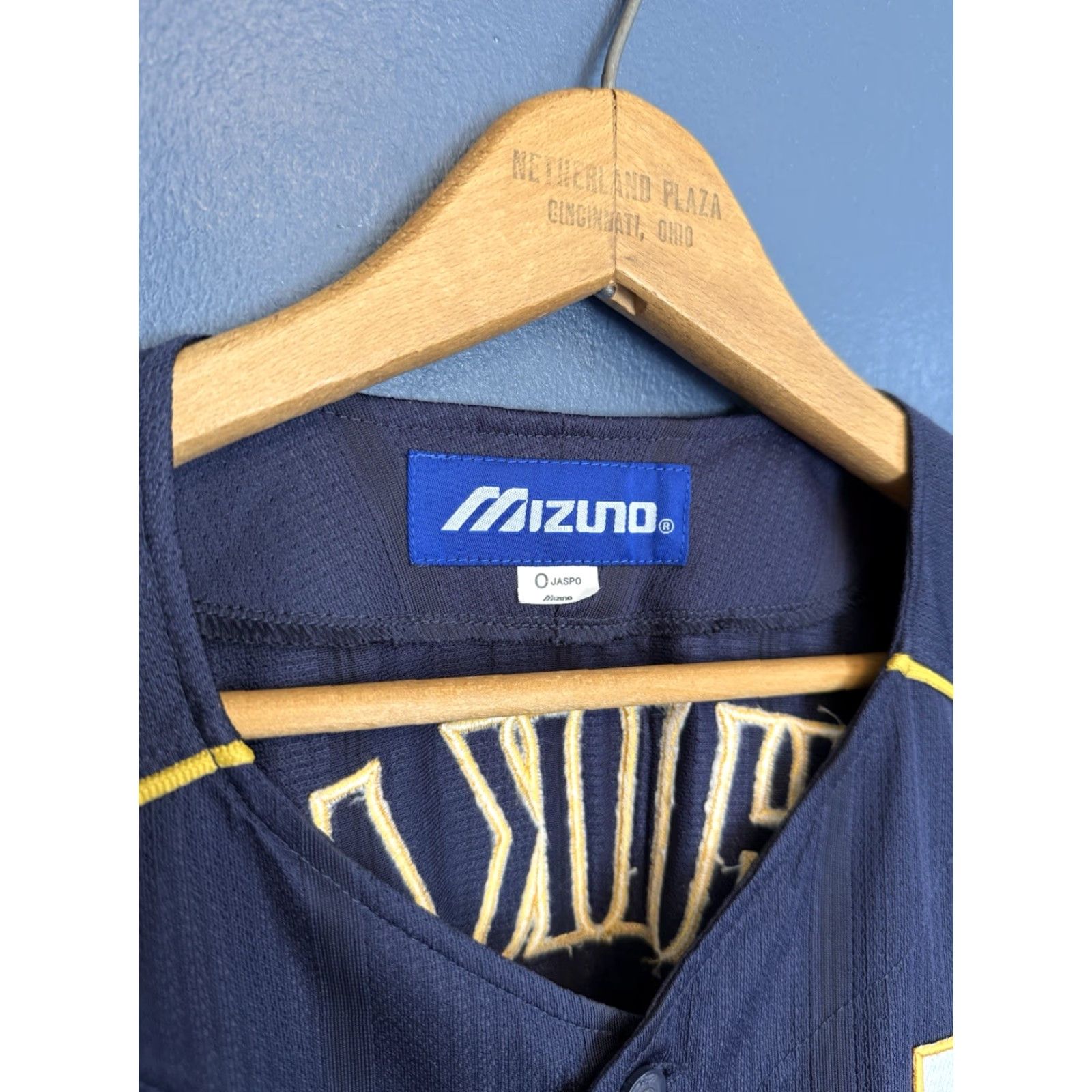 Mizuno Mizuno Samurai Japan World Baseball Classic Blue Jersey L Mens Baseball Azul Classic Uchikawa Size US L / EU 52-54 / 3 - 2 Thumbnail