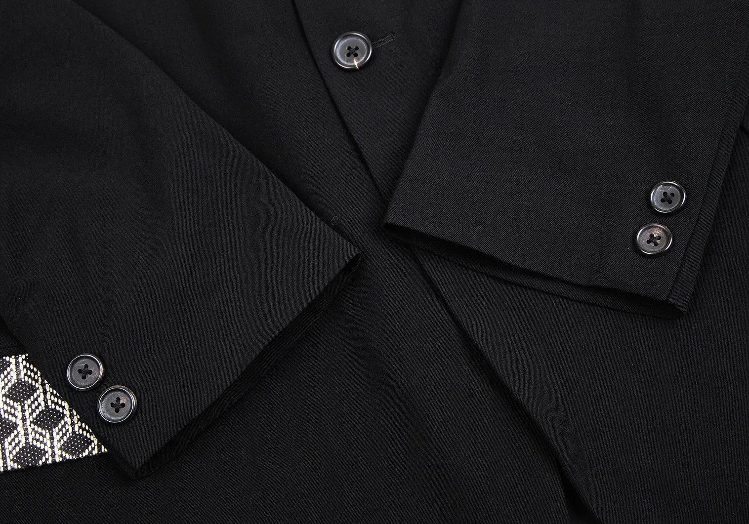 Yohji Yamamoto Yohji Yamamoto Japanese Fabric Wool Gabardine Jacket Size US S / EU 44-46 / 1 - 8 Thumbnail