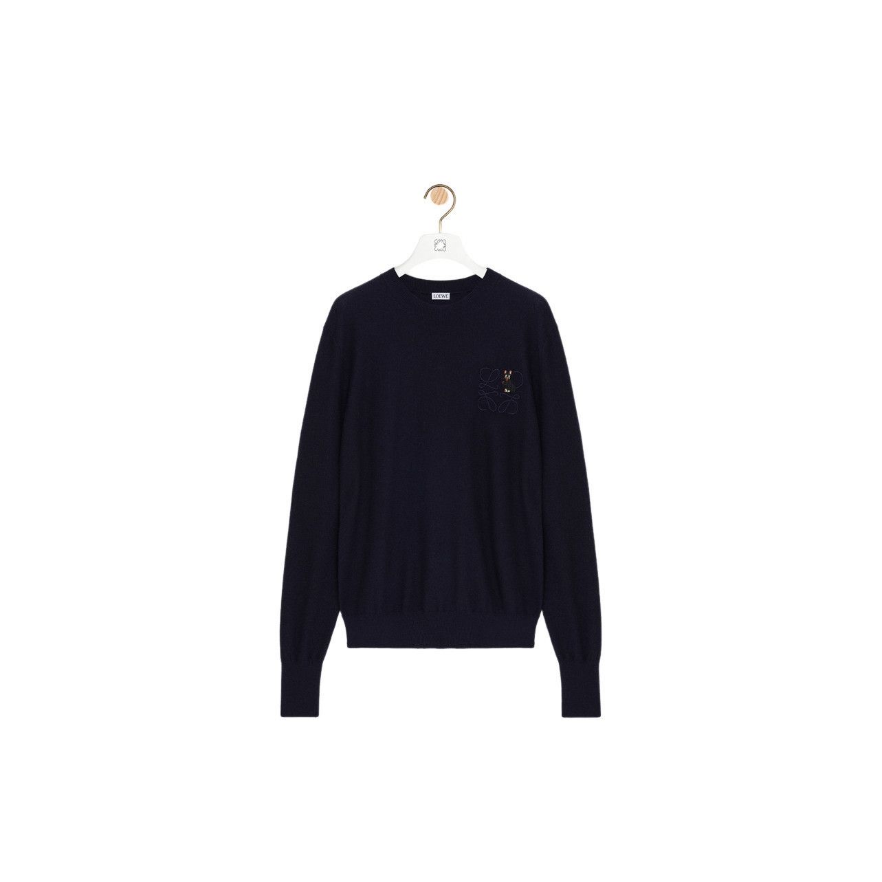 Loewe LOEWE $1350 Dark Navy Blue Wool Sweater New & Authentic (Men Size US M / EU 48-50 / 2 - 1 Preview