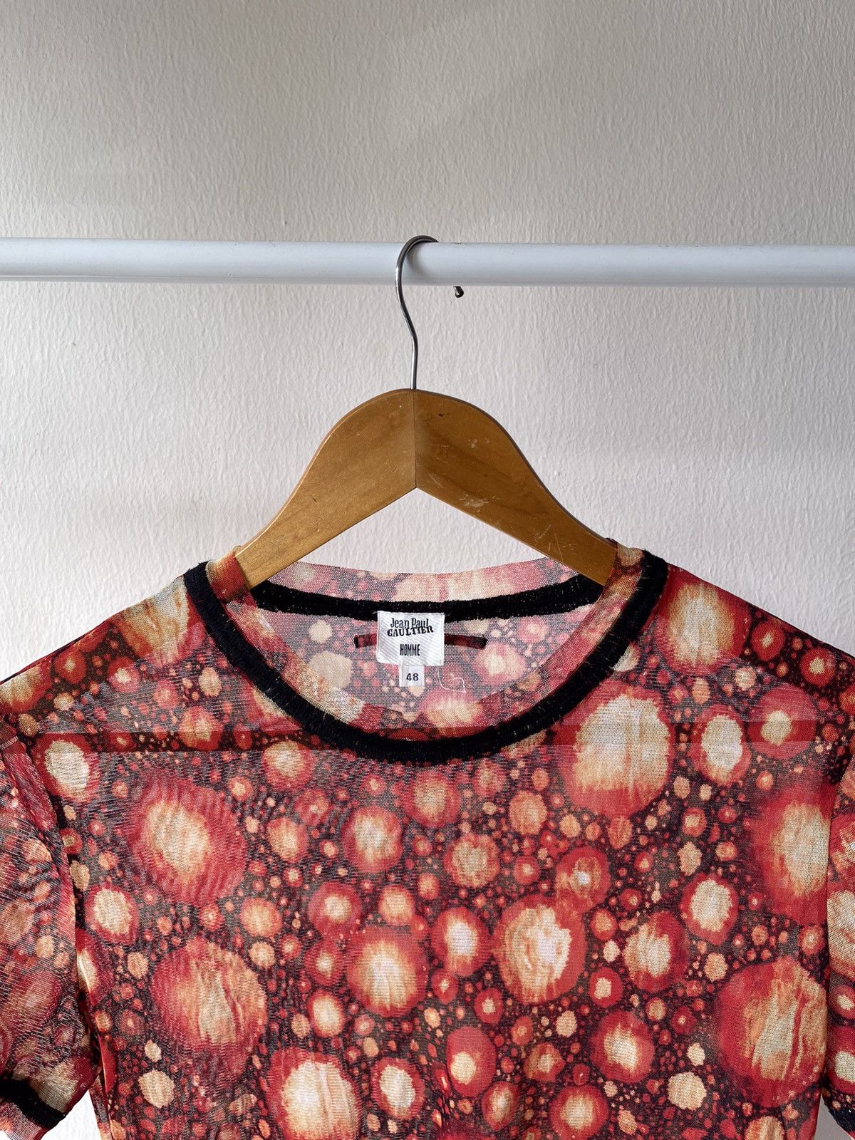 Jean Paul Gaultier 90s Jean Paul Gaultier Homme Mesh Tee Size US S / EU 44-46 / 1 - 5 Thumbnail