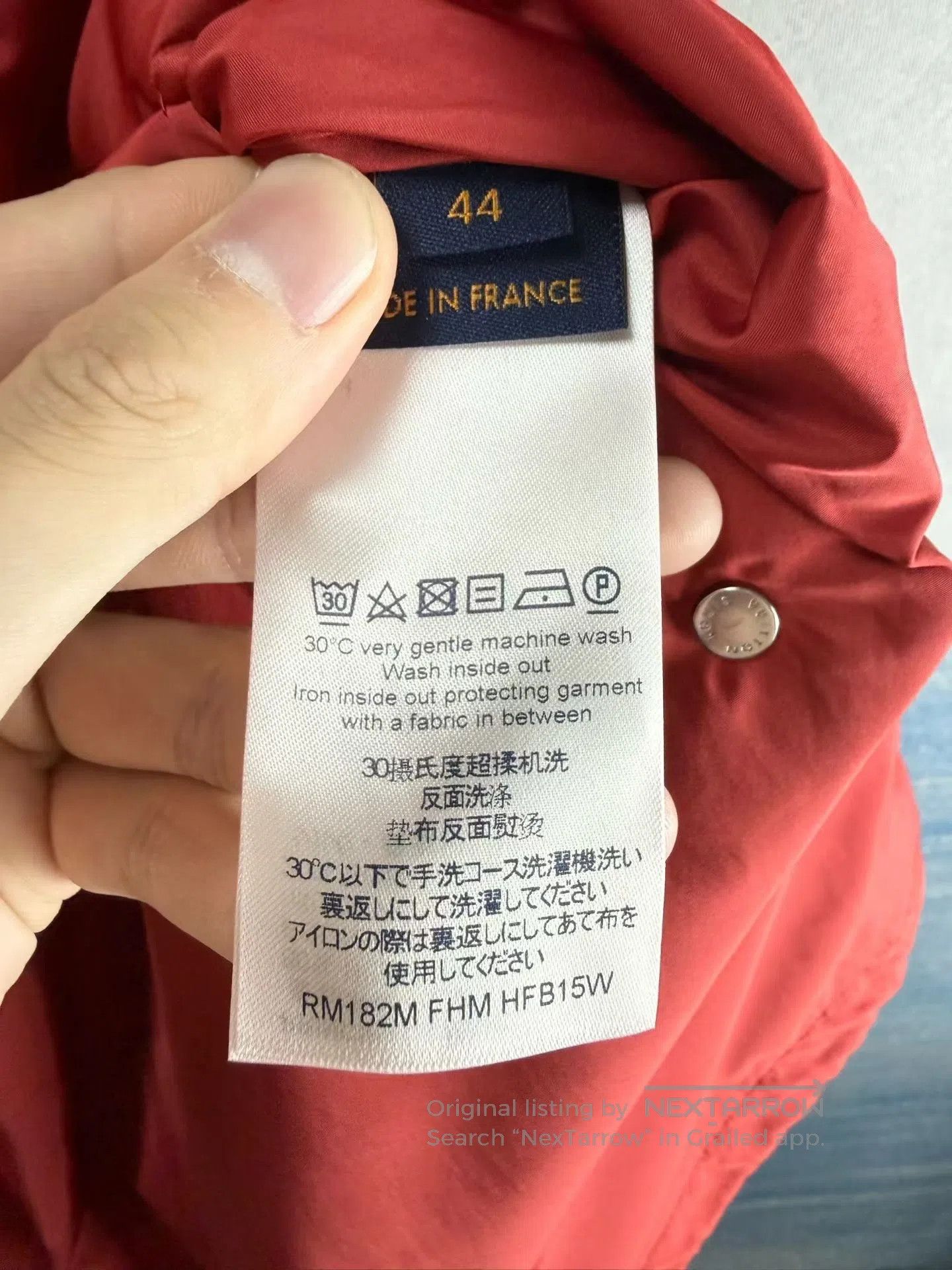Louis Vuitton Louis Vuitton Red Letter Barrage Half-Zip Outdoor Jacket| Size M / US 6-8 / IT 42-44 - 4 Thumbnail