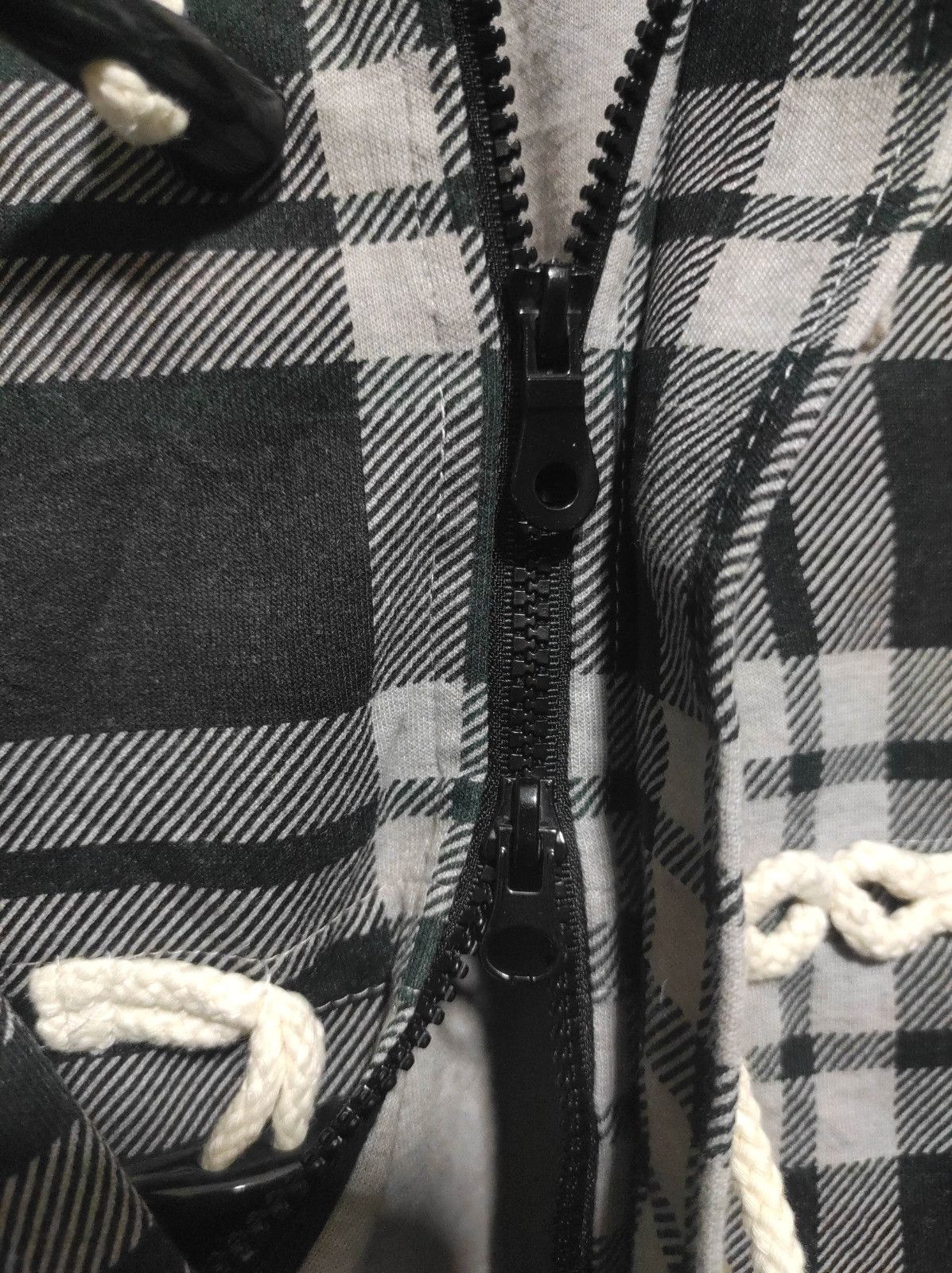Japanese Brand TK mixpice plaid double zip fur hoodie LGB style Size US M / EU 48-50 / 2 - 8 Thumbnail