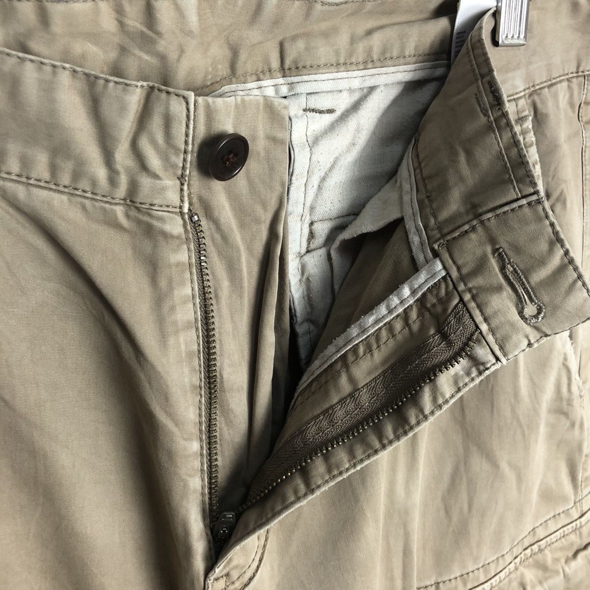 Japanese Brand Uniqlo Brown utility tactical Cargo Multipocket Pants #A342 Size US 32 / EU 48 - 15 Thumbnail