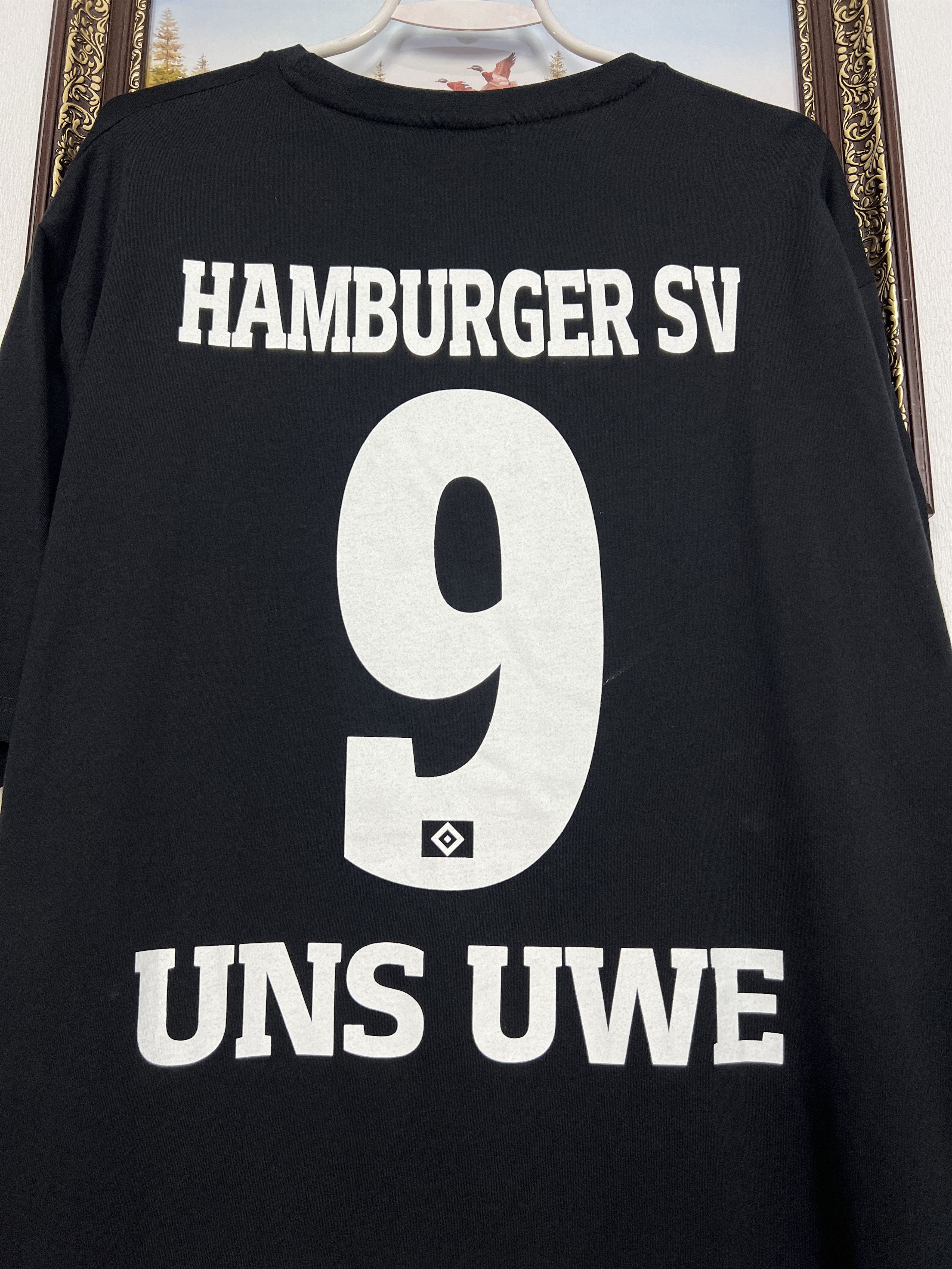Vintage Hamburg Uwe Seeler Retro Football Shirt Soccer Jersey Trikot Size US XXL / EU 58 / 5 - 9 Thumbnail