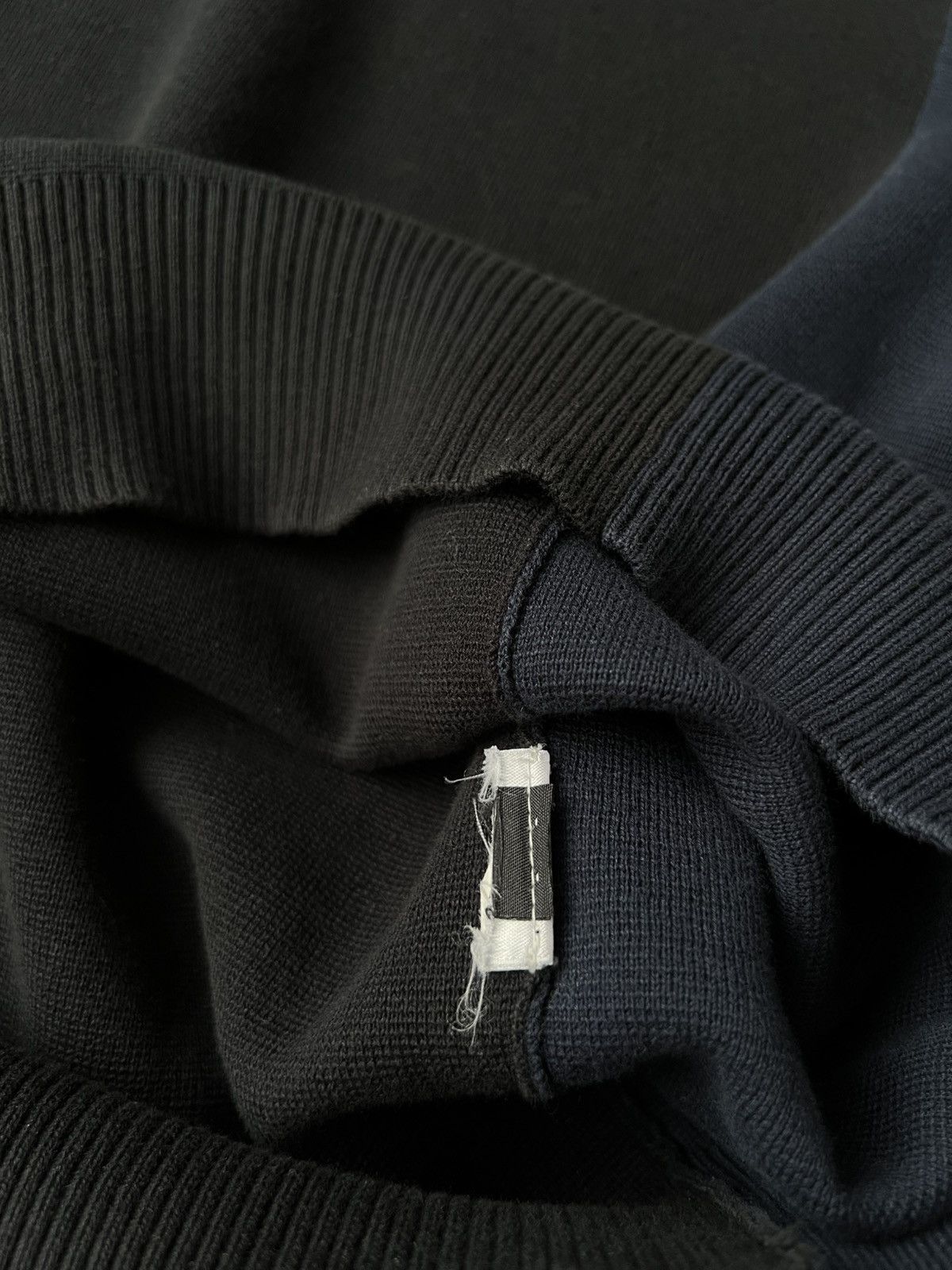 Diesel Diesel Black Cotton Knit Sweater Size M Size US M / EU 48-50 / 2 - 8 Thumbnail
