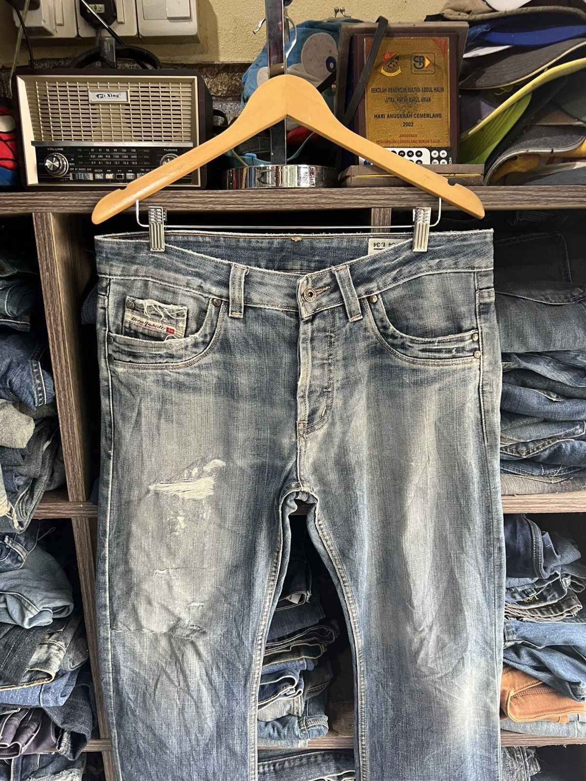 🔥Vintage Diesel Cardiel Made in Italy Distressed Denim