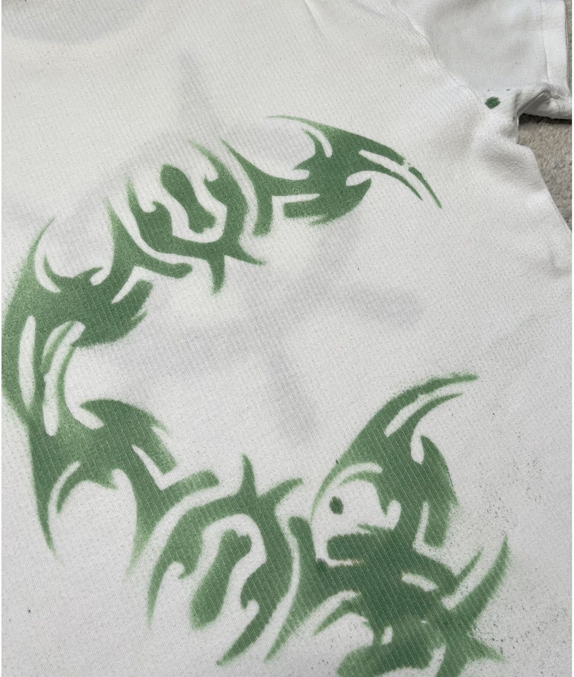 Vintage Vintage White T-Shirt Tee Print Anarchy Grafiti Size US M / EU 48-50 / 2 - 5 Thumbnail