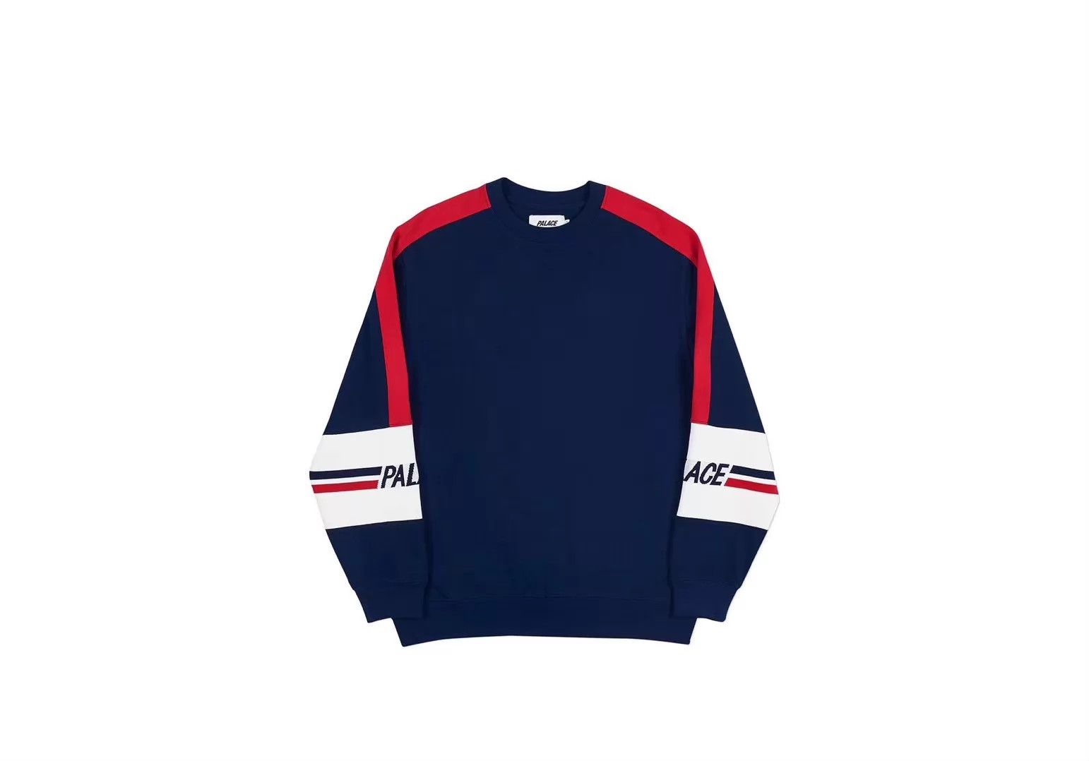 Palace Palace 320 Crew Striped Crewneck Sweatshirt SL Size US L / EU 52-54 / 3 - 3 Thumbnail