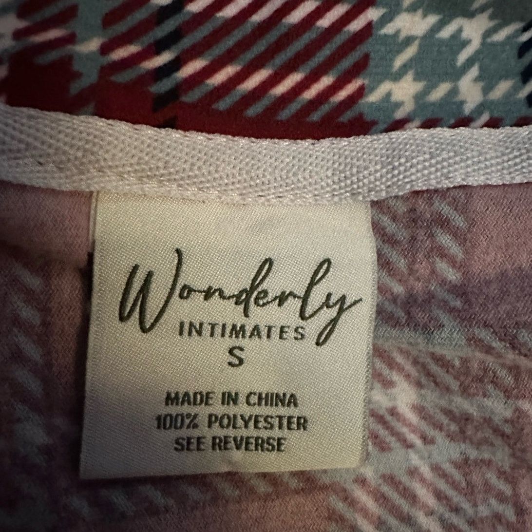 Designer Wonderly Intimates Plaid Flannel Pajamas Size ONE SIZE - 10 Thumbnail
