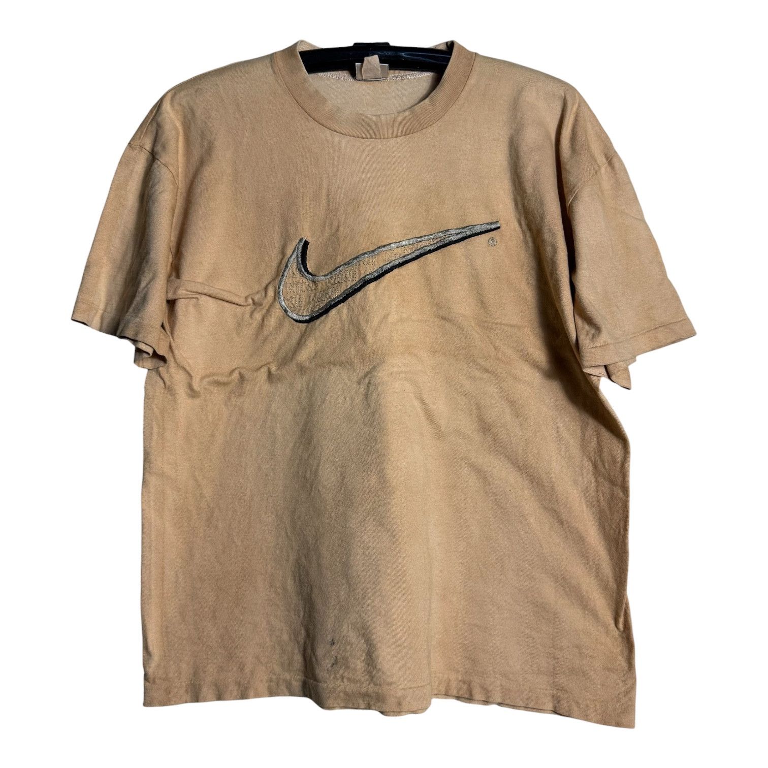 Nike 🔥RARE🔥Vintage 90s Nike Swoosh Spellout T-shirt Made in USA Size US L / EU 52-54 / 3 - 1 Thumbnail