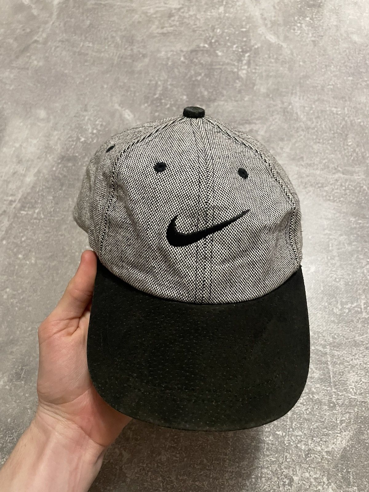 Nike × Vintage Vintage Nike Swoosh Logo Y2K Cap Hat Size ONE SIZE - 2 Thumbnail