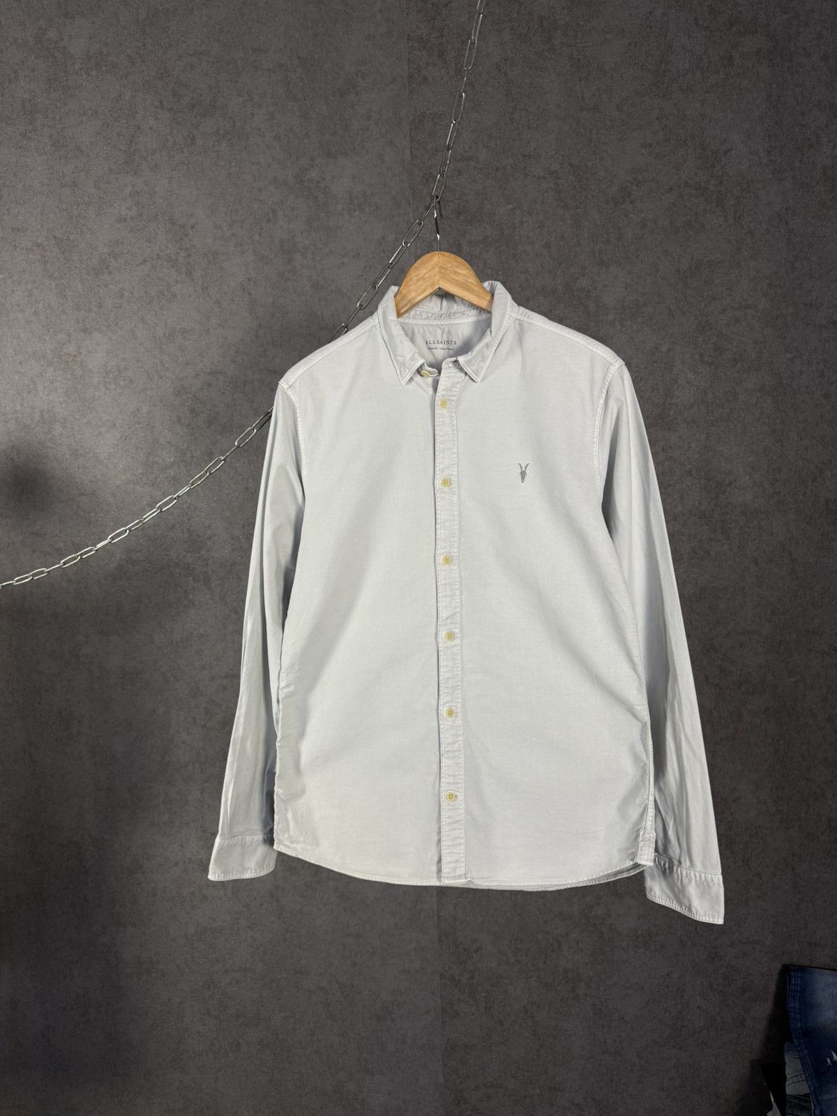 Allsaints Allsaints designer logo shirt Size US M / EU 48-50 / 2 - 1 Thumbnail