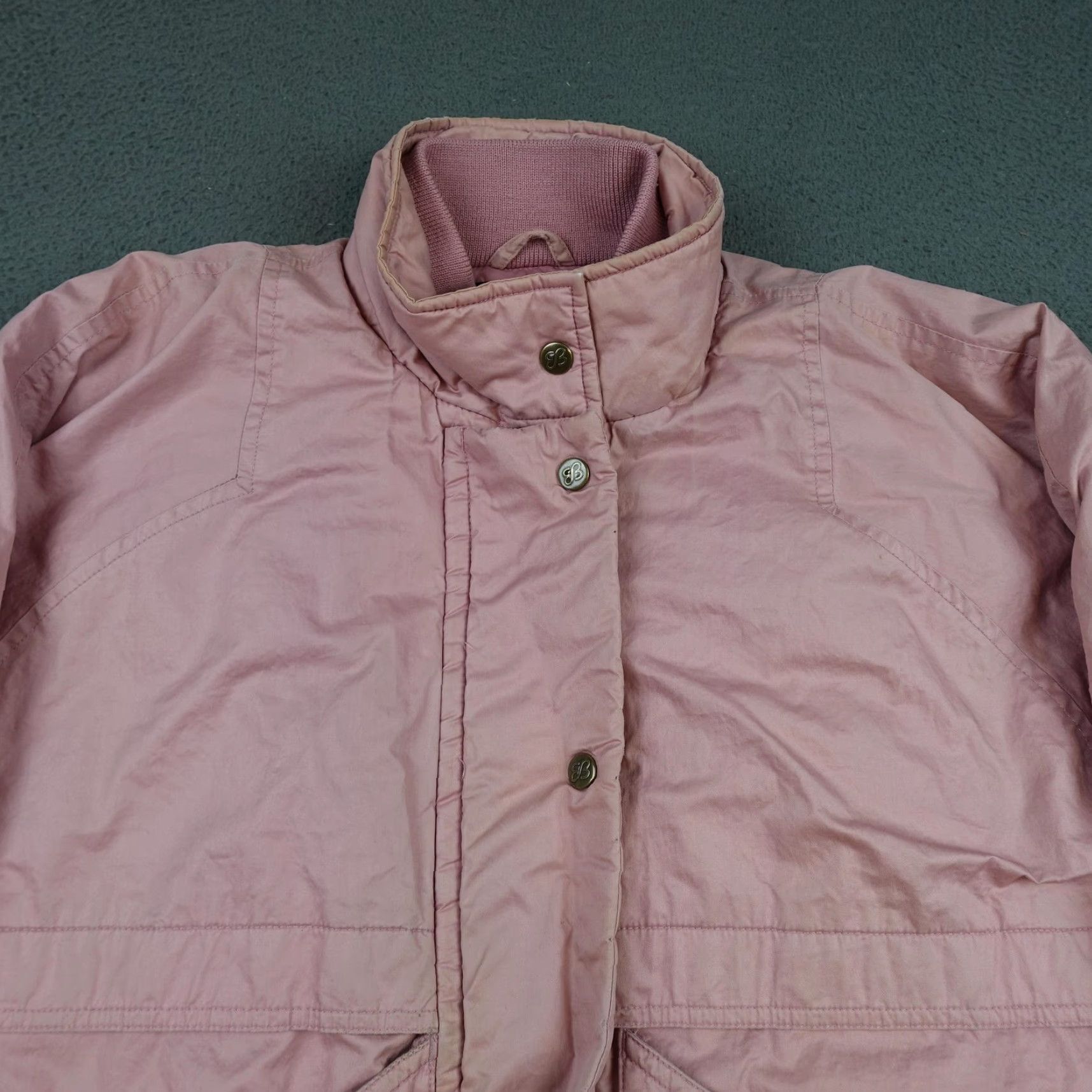 Eddie Bauer VINTAGE Eddie Bauer Jacket Womens Small Pink Goose Down Puffer Snap Front 80s Size S / US 4 / IT 40 - 5 Thumbnail