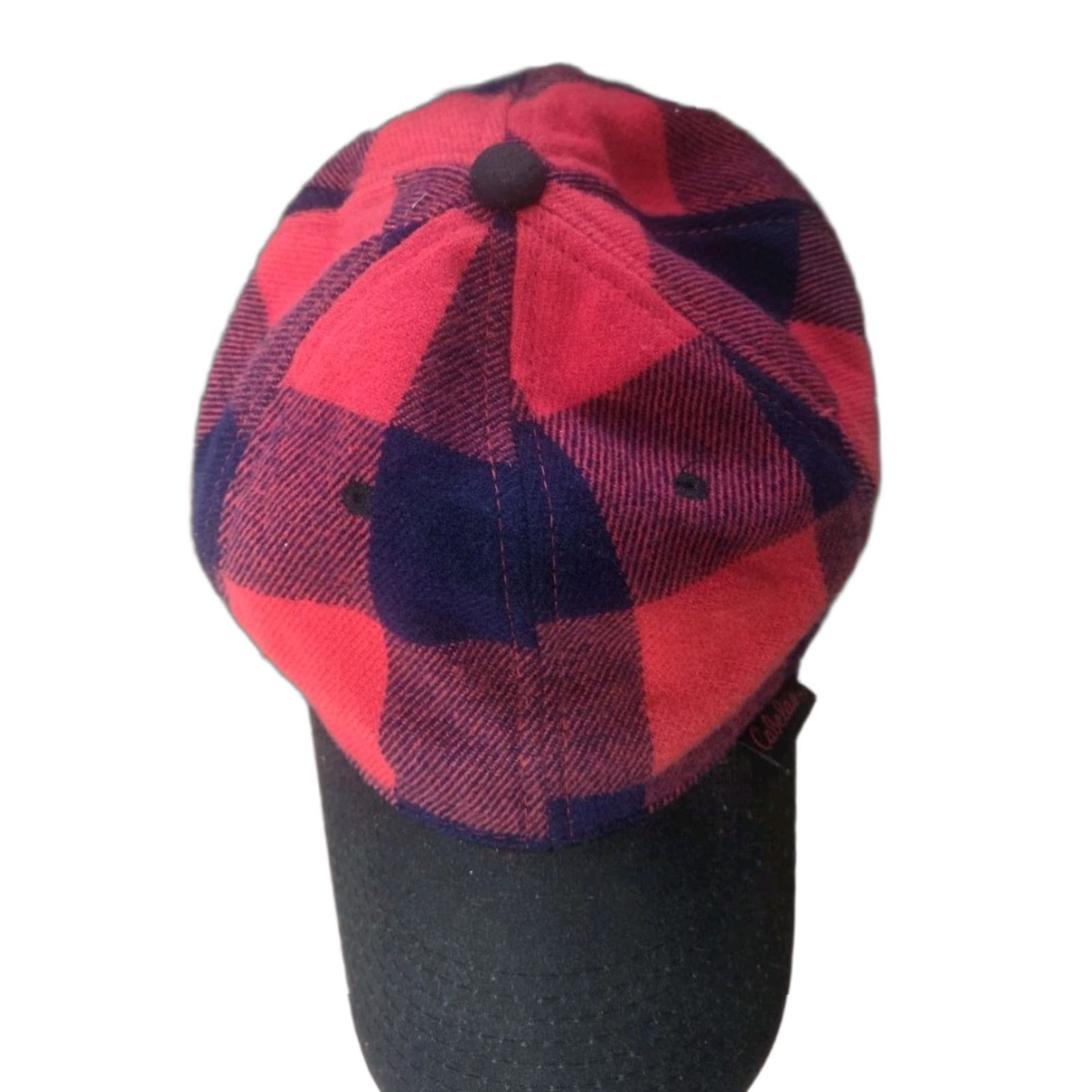 Vintage Cabela's Hat Mens One Size Red Black Buffalo Plaid Outdoor Hat Snapback Adjustable Strapback Modern Plaid Outdoor Mens Size ONE SIZE - 1 Thumbnail