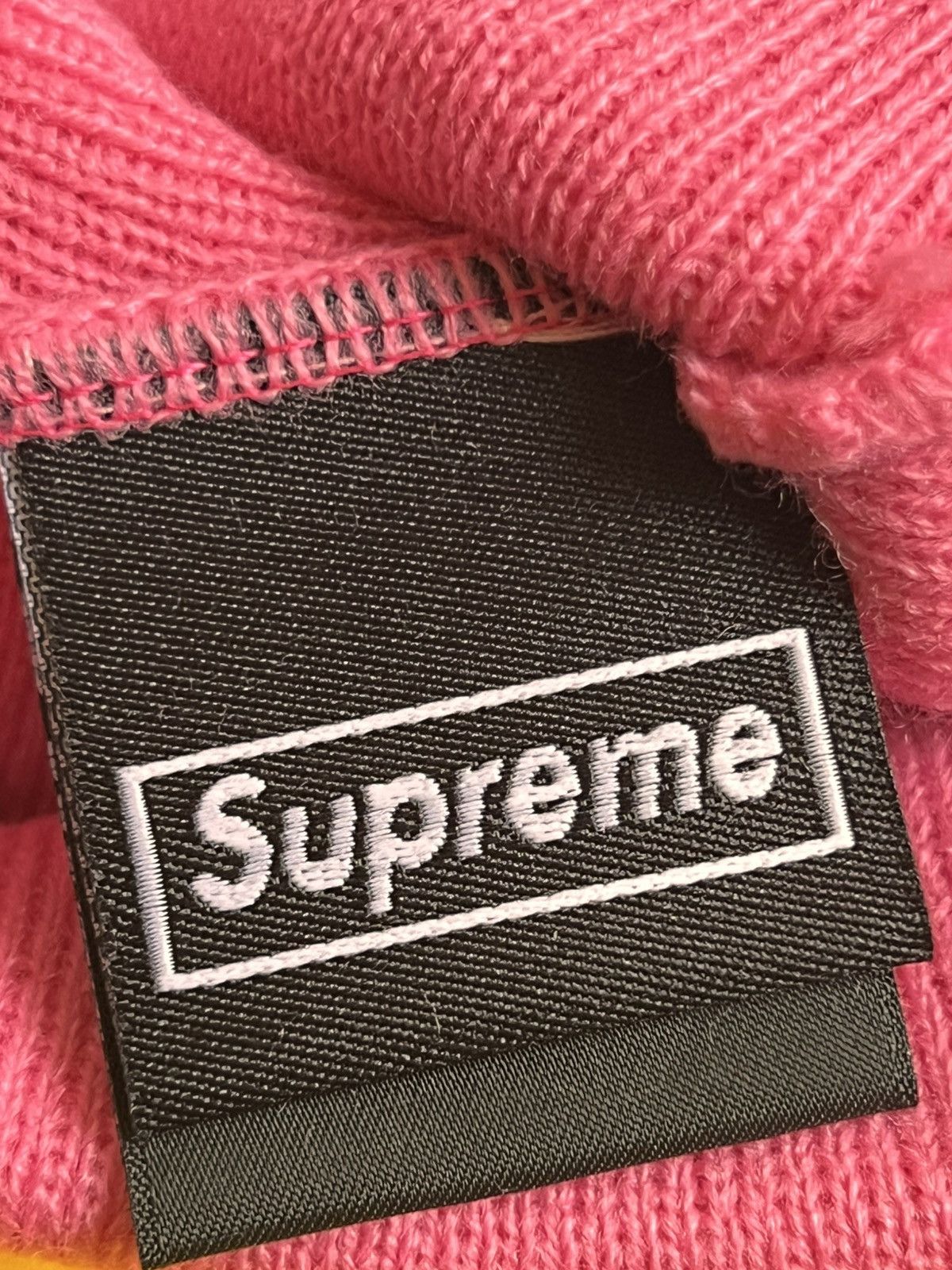 Supreme Supreme® / New Era Box Logo Beanie – Magenta (FW25) pink red Size ONE SIZE - 17 Thumbnail