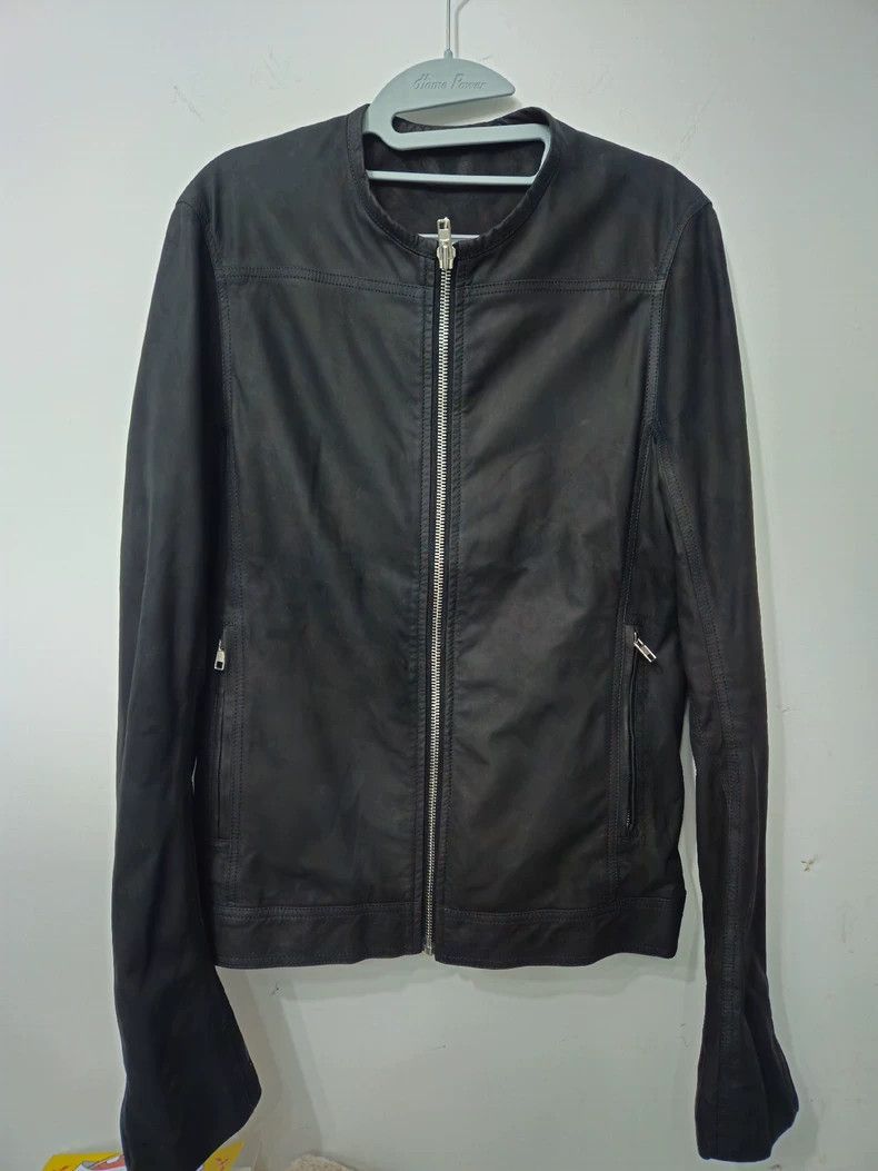 Rick Owens Rick Owens Men’s Black Leather Jacket-2508 Size US L / EU 52-54 / 3 - 1 Thumbnail