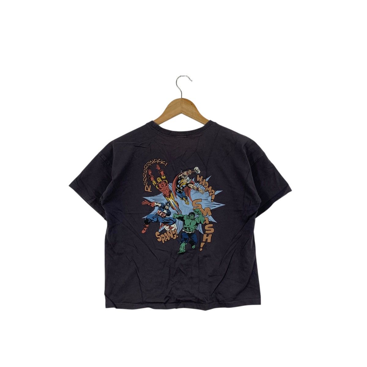 Marvel Comics MARVEL SUPER HEROES My Little Wonder Crop Tee Shirt Top Size S / US 4 / IT 40 - 1 Thumbnail