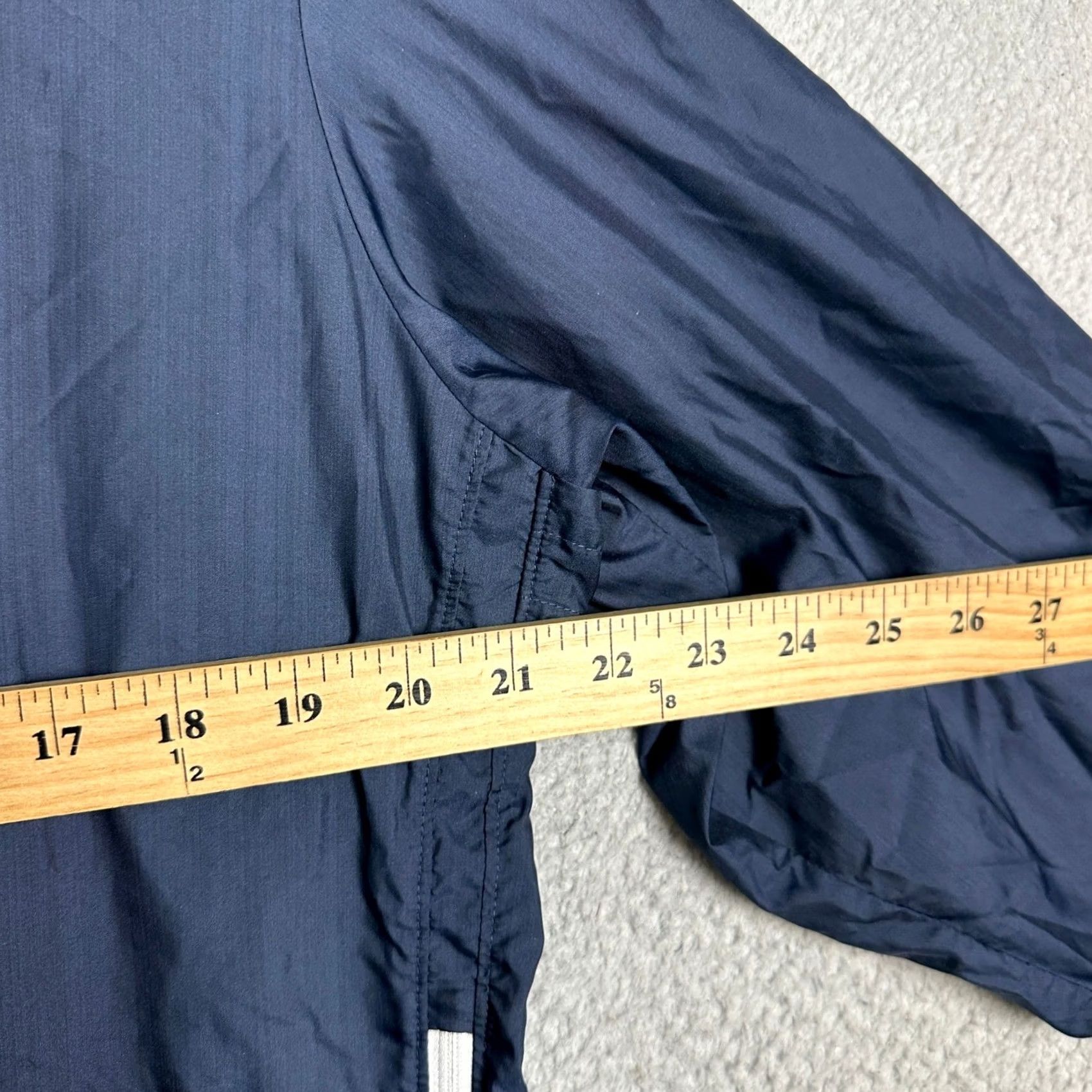 Nike VINTAGE? No. Penn State Nittany Lions Nike Jacket Mens Large Blue Quarter Zip Windbreaker EUC Size US L / EU 52-54 / 3 - 7 Thumbnail