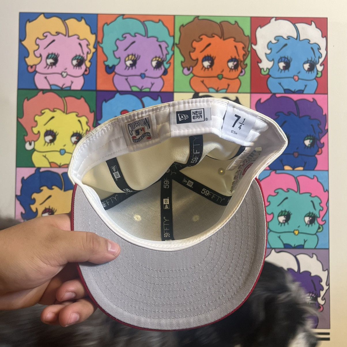 New Era Chicago Cubs Two tone 7 1/4 Grey UV Size ONE SIZE - 2 Thumbnail