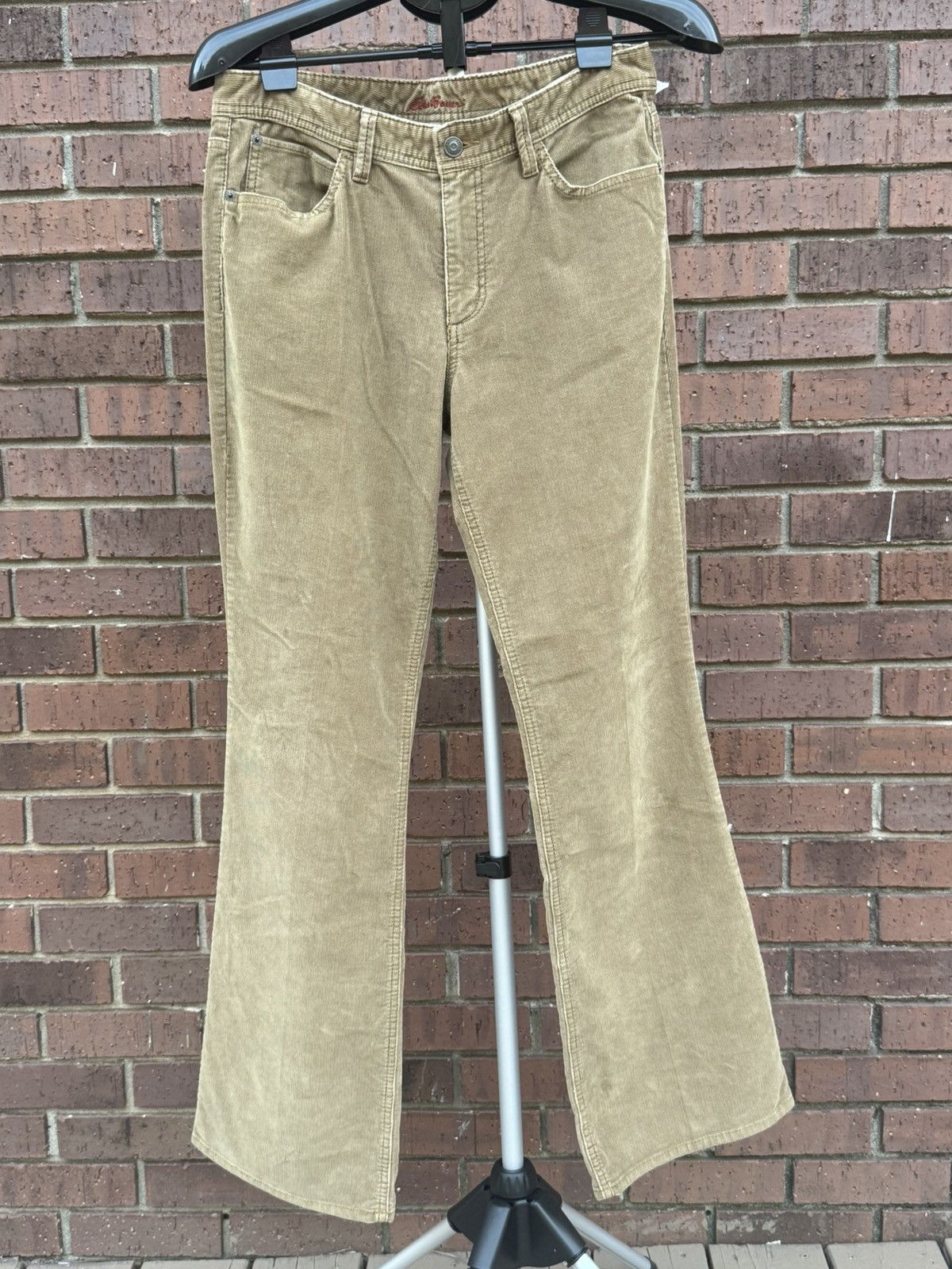Eddie Bauer Eddie Bauer Corduroy Pants Beige Tan Taupe Bootcut Flared Size 30" / US 8 / IT 44 - 1 Thumbnail