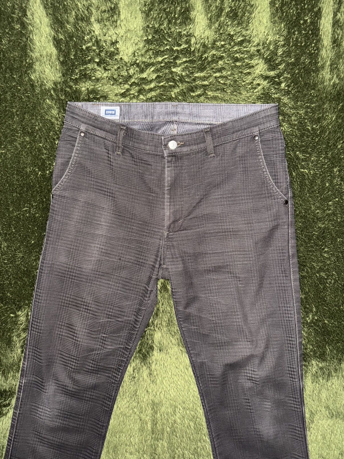 Edwin [33] EDWIN Made in Japan Check Warm Pants Size US 33 - 6 Thumbnail