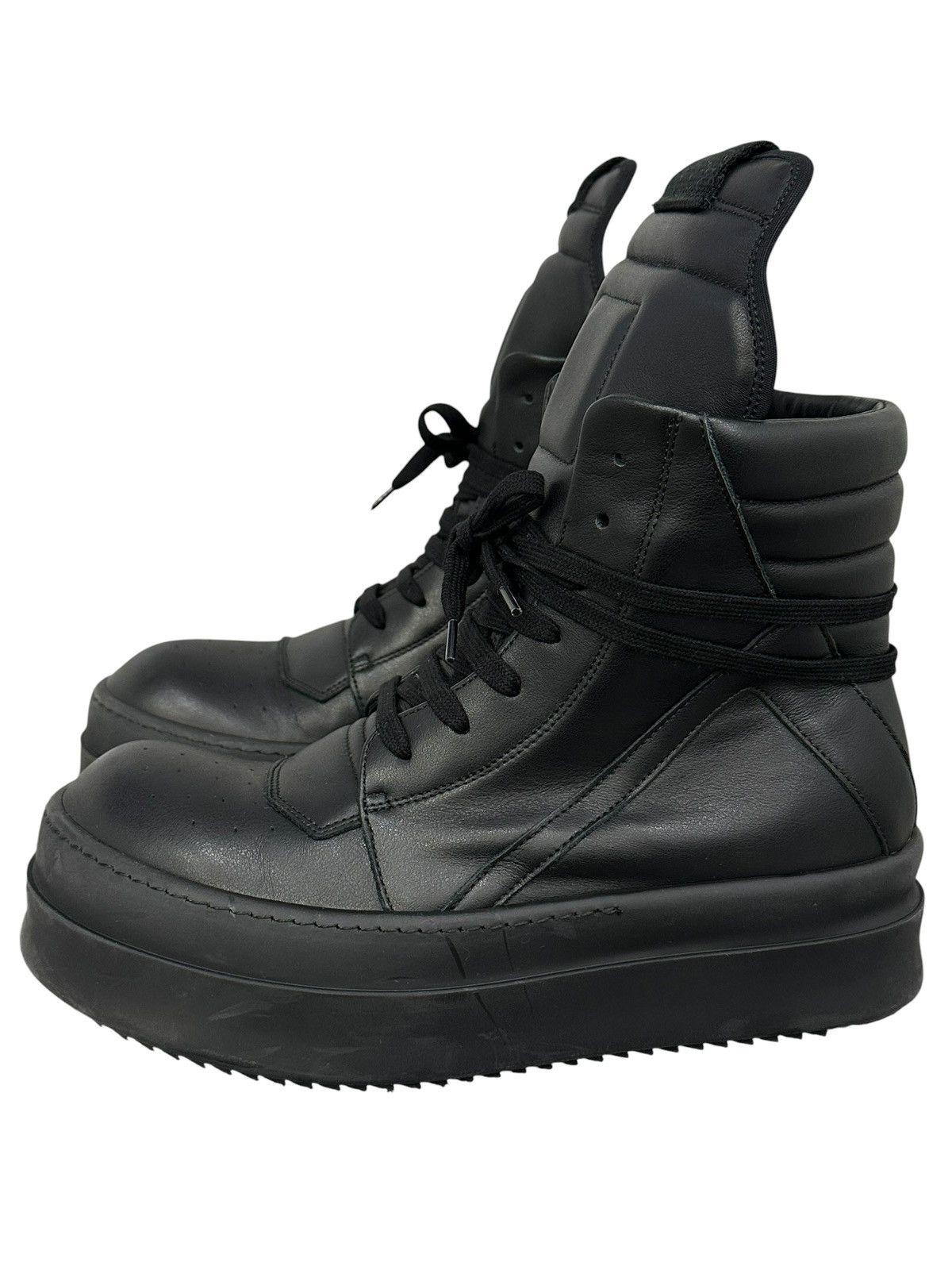 Rick Owens Rick Owens Black Mega Bumper Geobasket Size US 9 / EU 42 - 3 Thumbnail