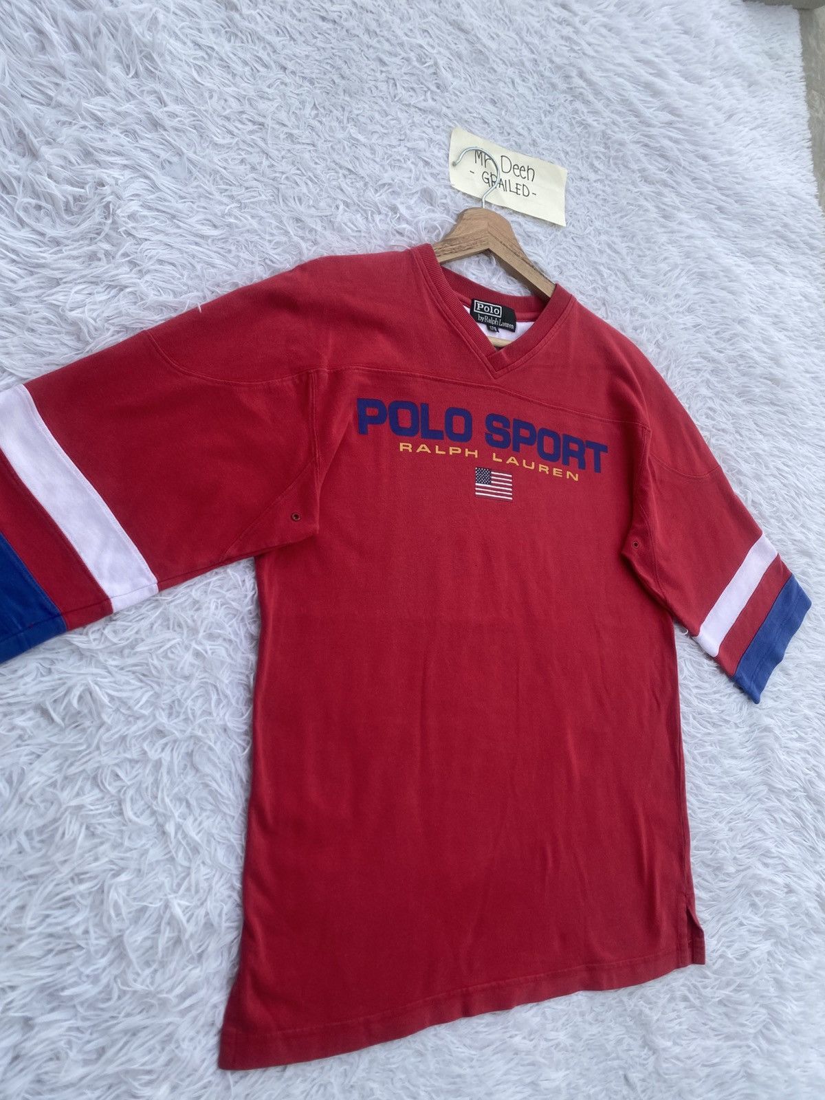 Polo Ralph Lauren Vintage Polo Sport Polo Ralph Lauren 3/4 Sleeves Shirt Size US M / EU 48-50 / 2 - 6 Thumbnail