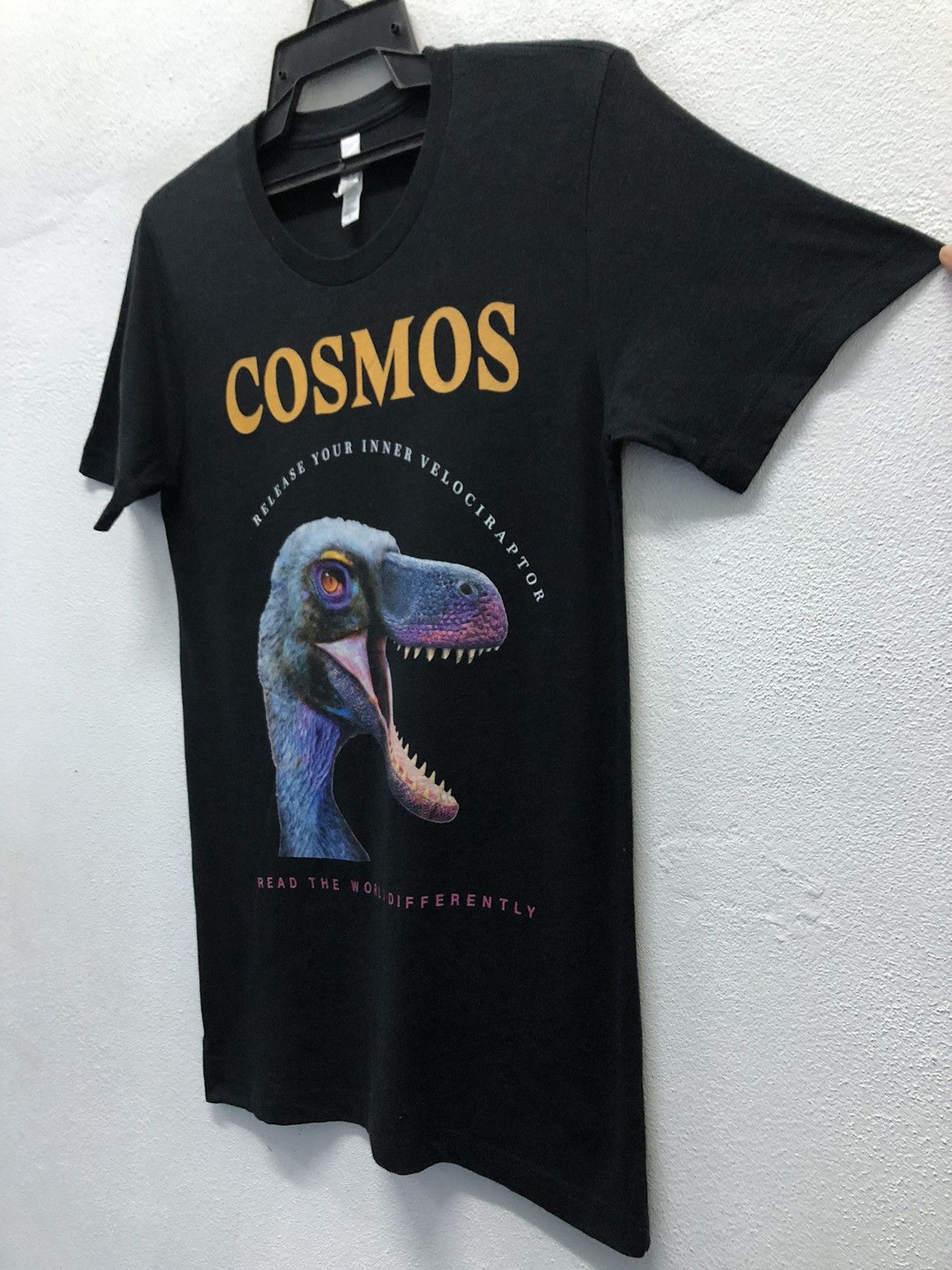 Vintage Cosmos Release Your Inner Velociraptor T-Shirt Size US S / EU 44-46 / 1 - 5 Thumbnail
