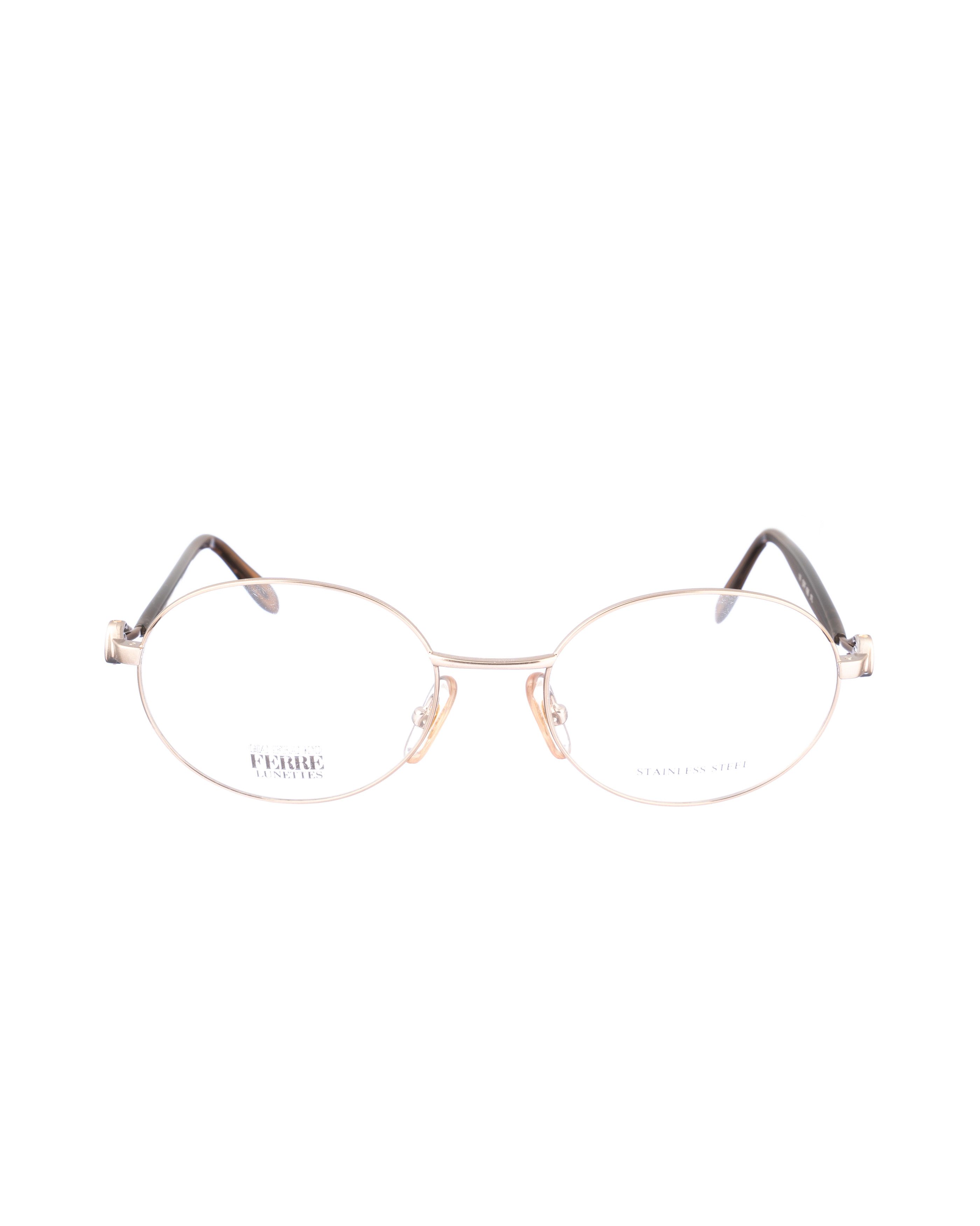 Gianfranco Ferre Gianfranco Ferre 00s Oval Brown Retro Glasses Size ONE SIZE - 1 Thumbnail