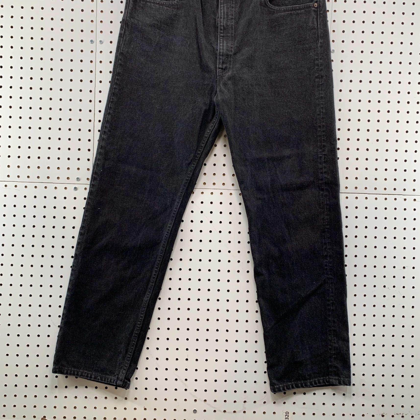 Levi's VINTAGE Levi's 505 Jeans Men’s 38x30 Regular Straight Black Denim USA 90s Mens Jeans Size US 38 / EU 54 - 6 Thumbnail