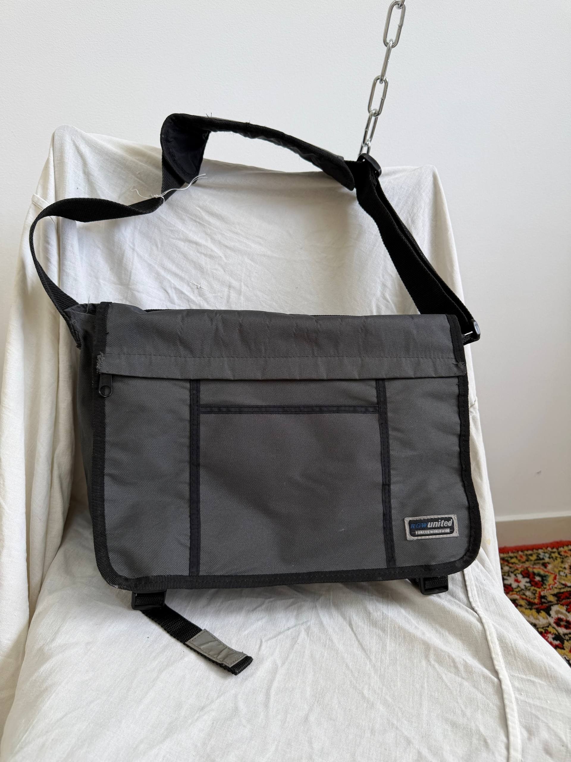 Vintage Avant-Garde If Six Was Nine Style Crossbody Messenger Bag Size ONE SIZE - 5 Thumbnail