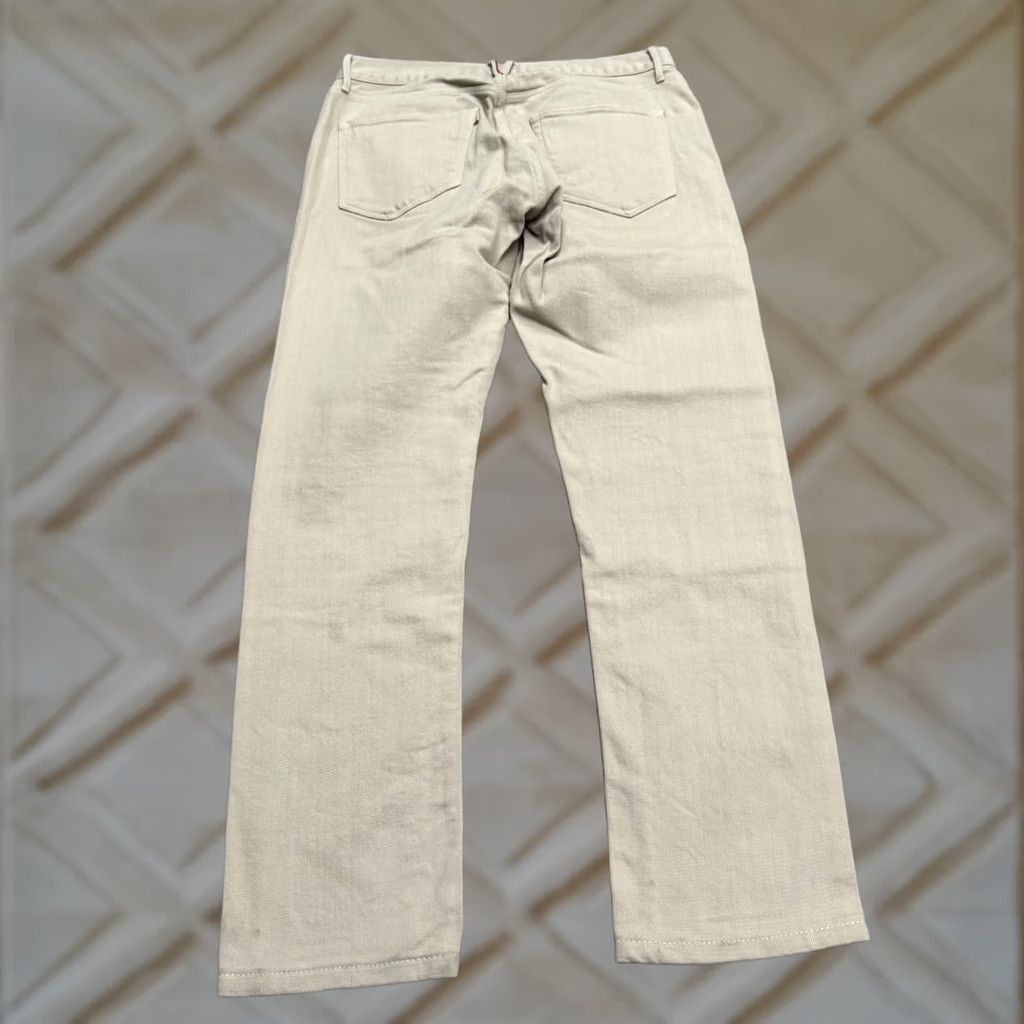 Orvis 3x1 NYC Beachwood Denim Pants Mens 29 Beige Straight Leg Cotton Casual Stretch Size US 29 - 1 Thumbnail