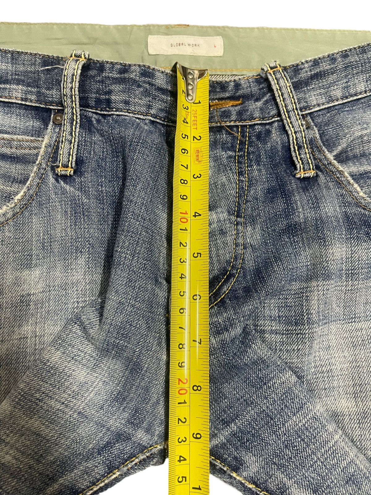 Tornado Mart Vintage Japanese Brand Blue Faded Wash Distressed Jeans Size US 34 / EU 50 - 15 Thumbnail