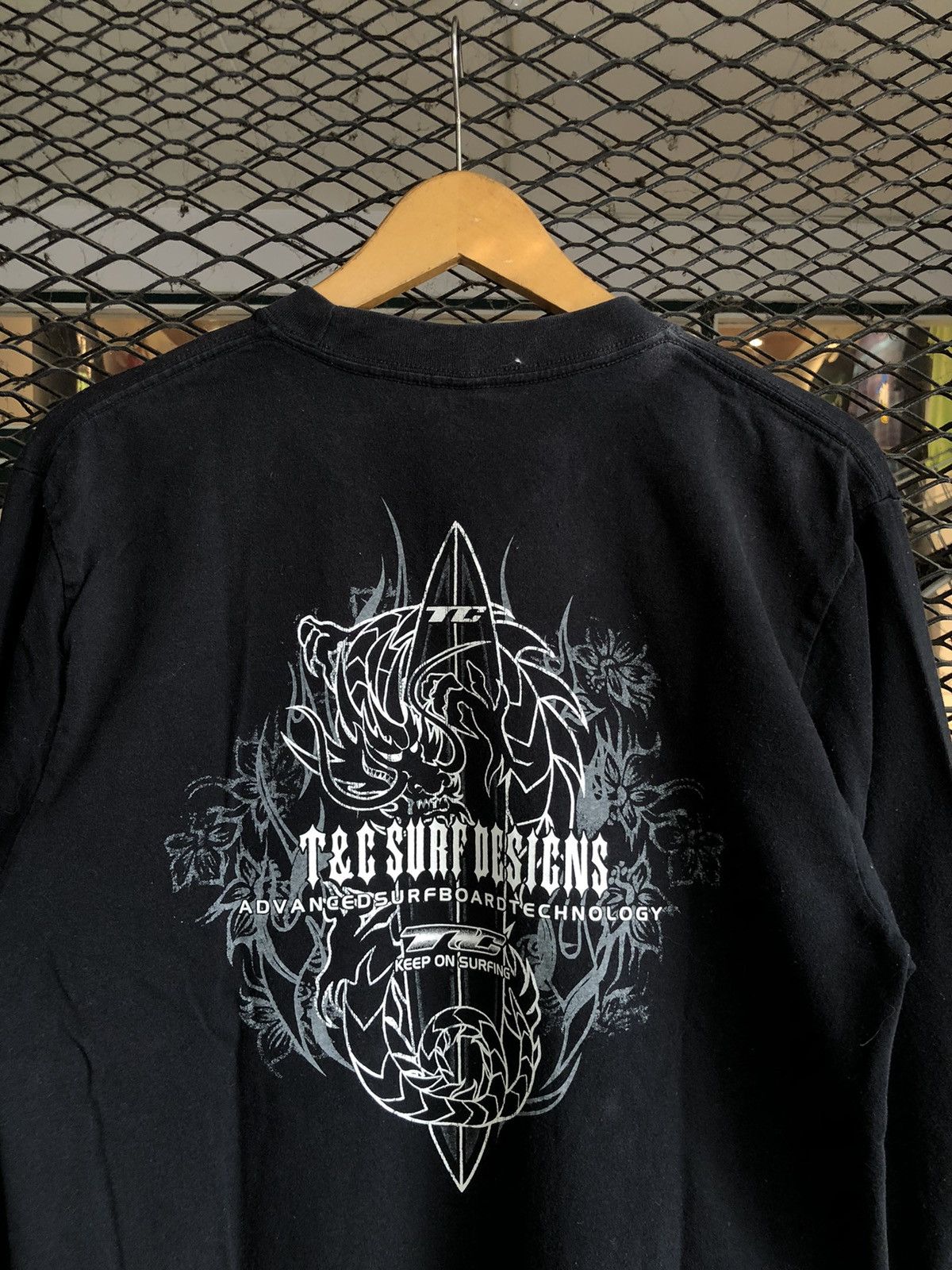 Japanese Brand T&C SURF POEM LONGSLEEVE IFSIXWASNINESTYLE Size US M / EU 48-50 / 2 - 2 Thumbnail