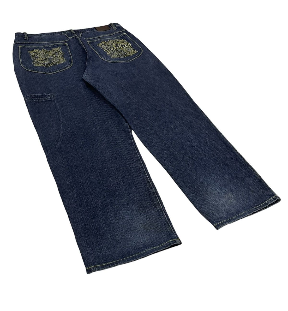 JNCO Vintage MFG Baggy Jeans Embroidery Logo Size US 41 - 3 Thumbnail
