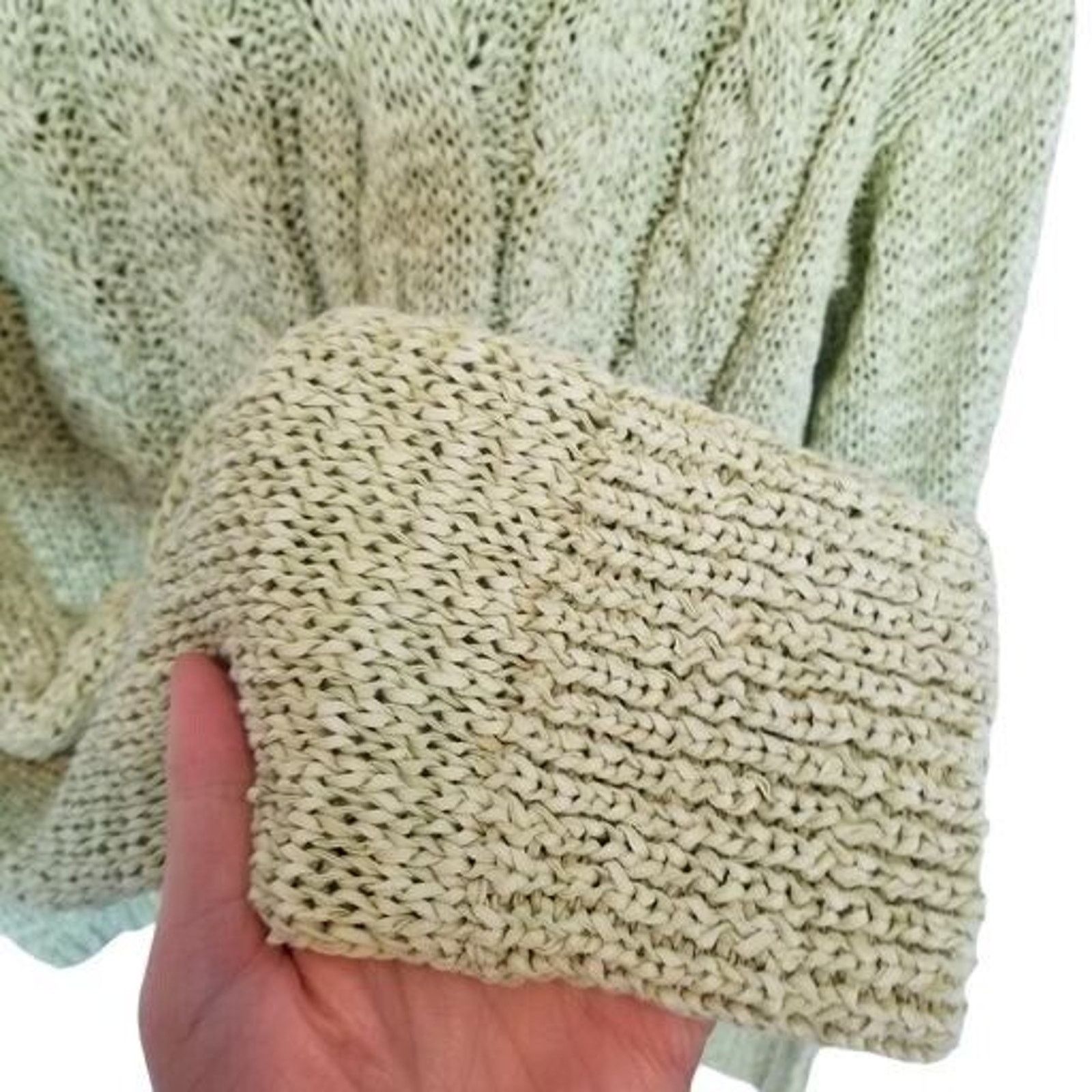 Vince Vince Womens Cable Knit Sweater Preppy Classic Capsule Size L / US 10 / IT 46 - 5 Thumbnail